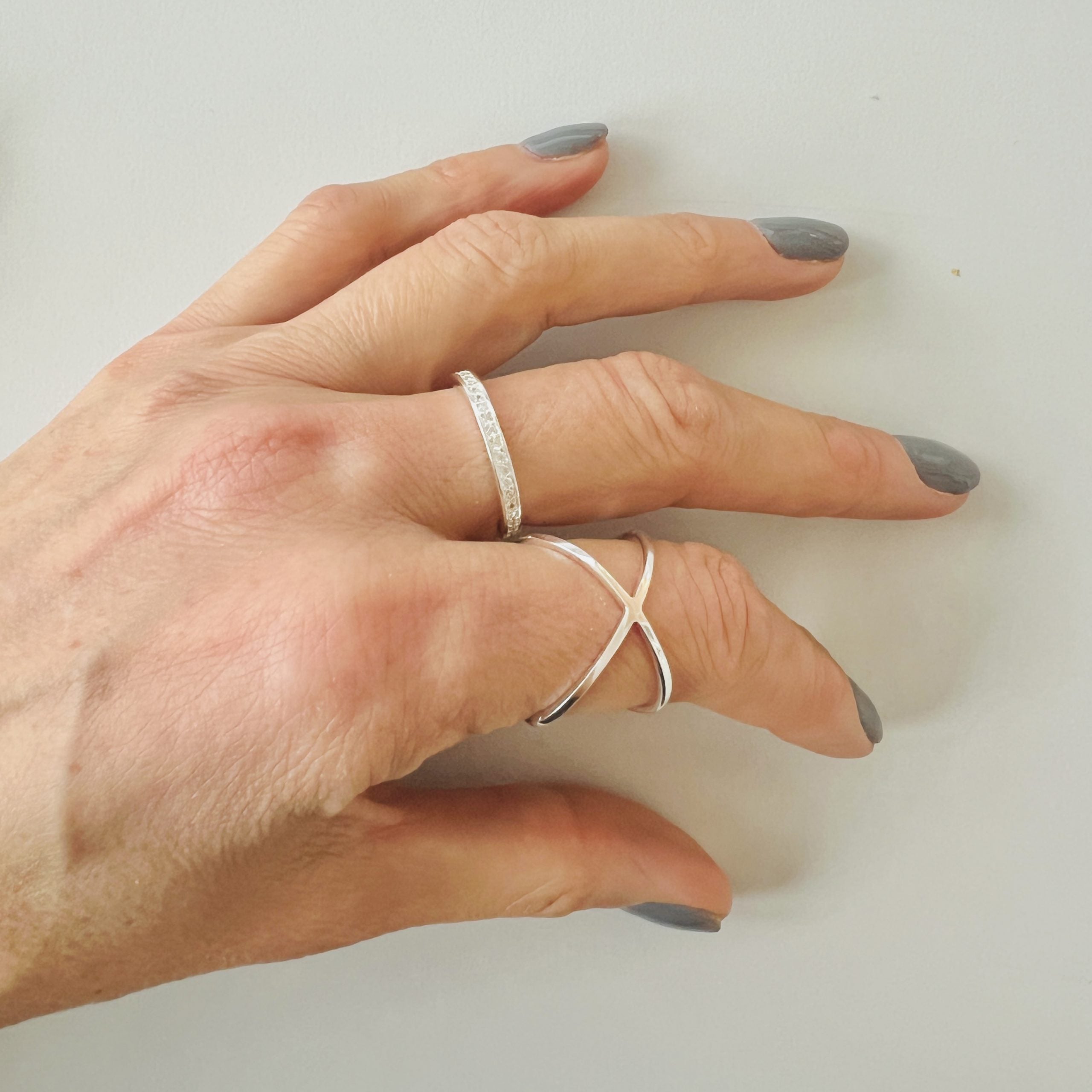 Großer, breiter Memory Ring
