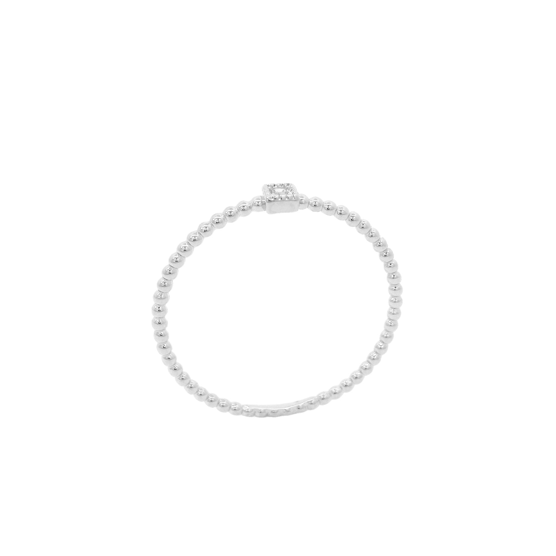 pearl ring with stones