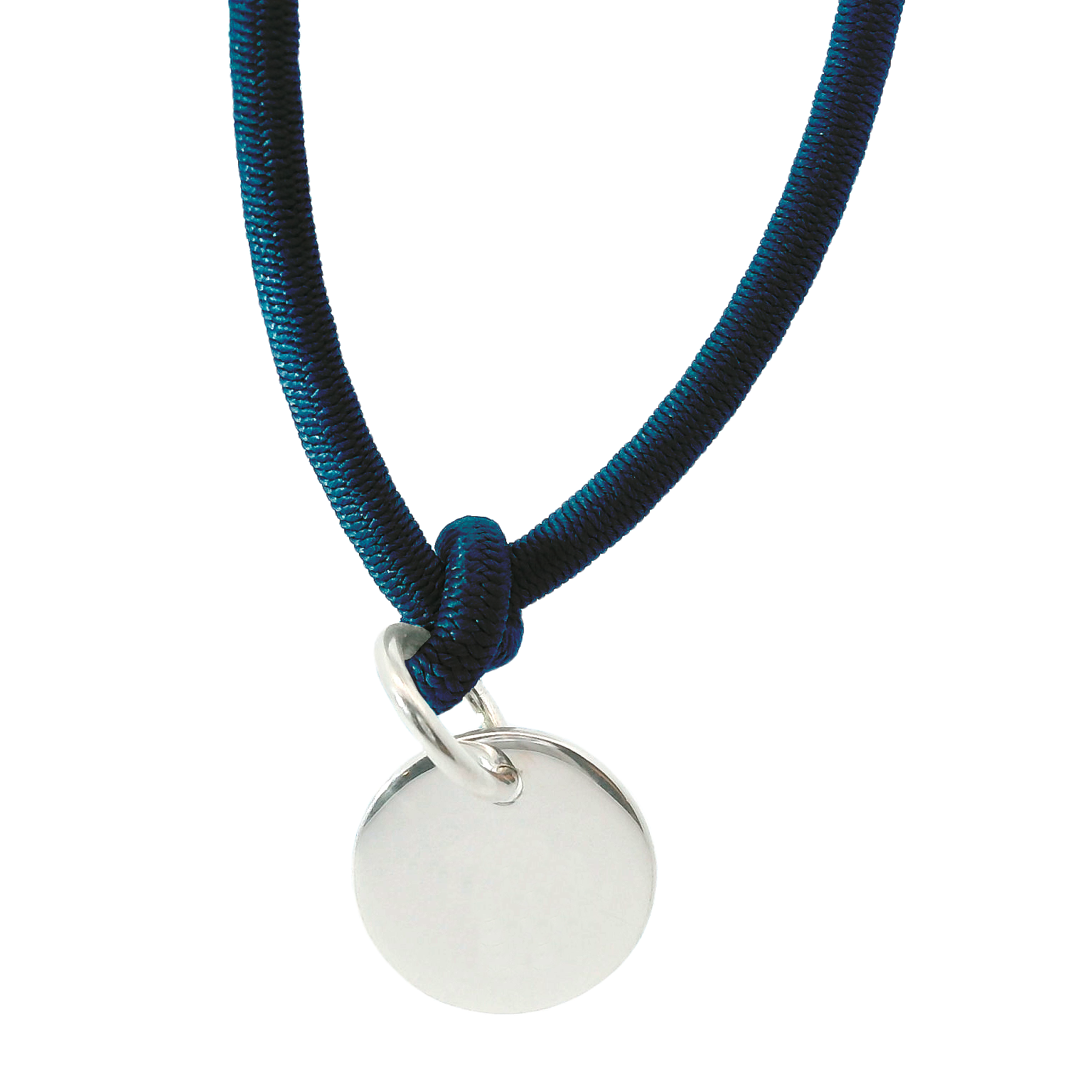 Dickes Nylon Armband 'Freie Gravur' mit Anhänger Plakette, personalisiert
