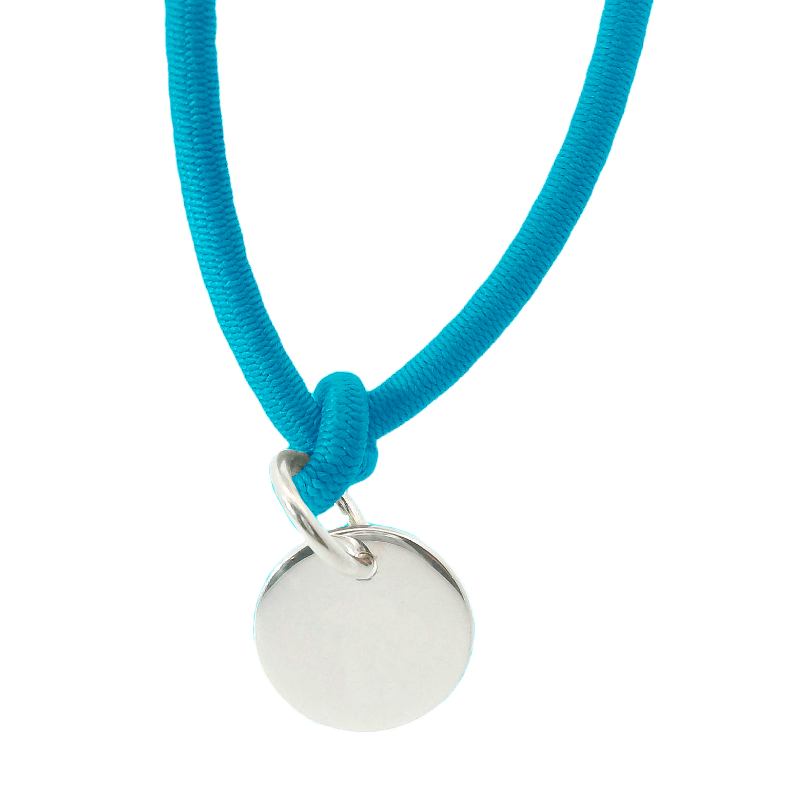 Dickes Nylon Armband 'Freie Gravur' mit Anhänger Plakette, personalisiert