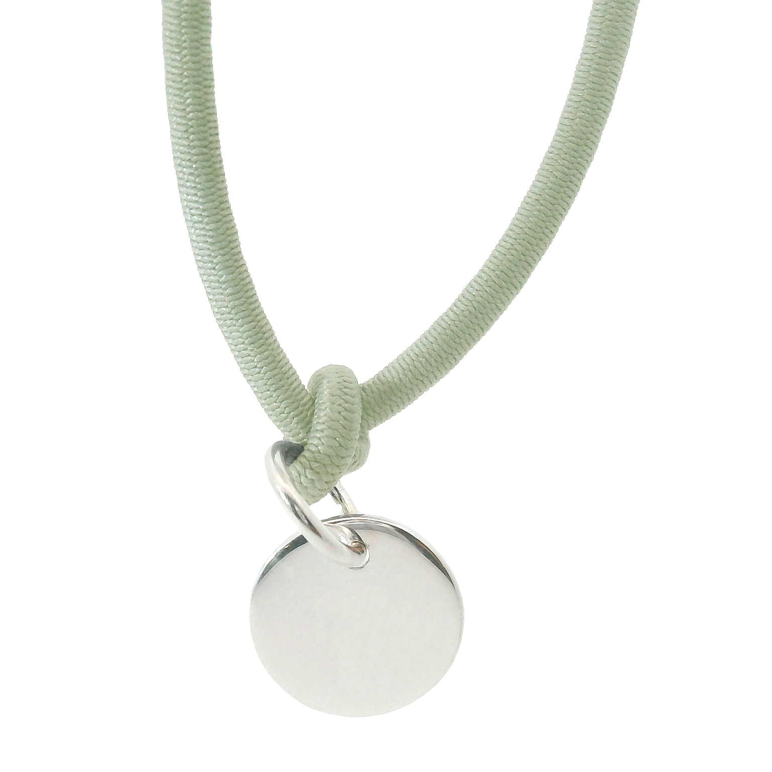 Dickes Nylon Armband 'Freie Gravur' mit Anhänger Plakette, personalisiert