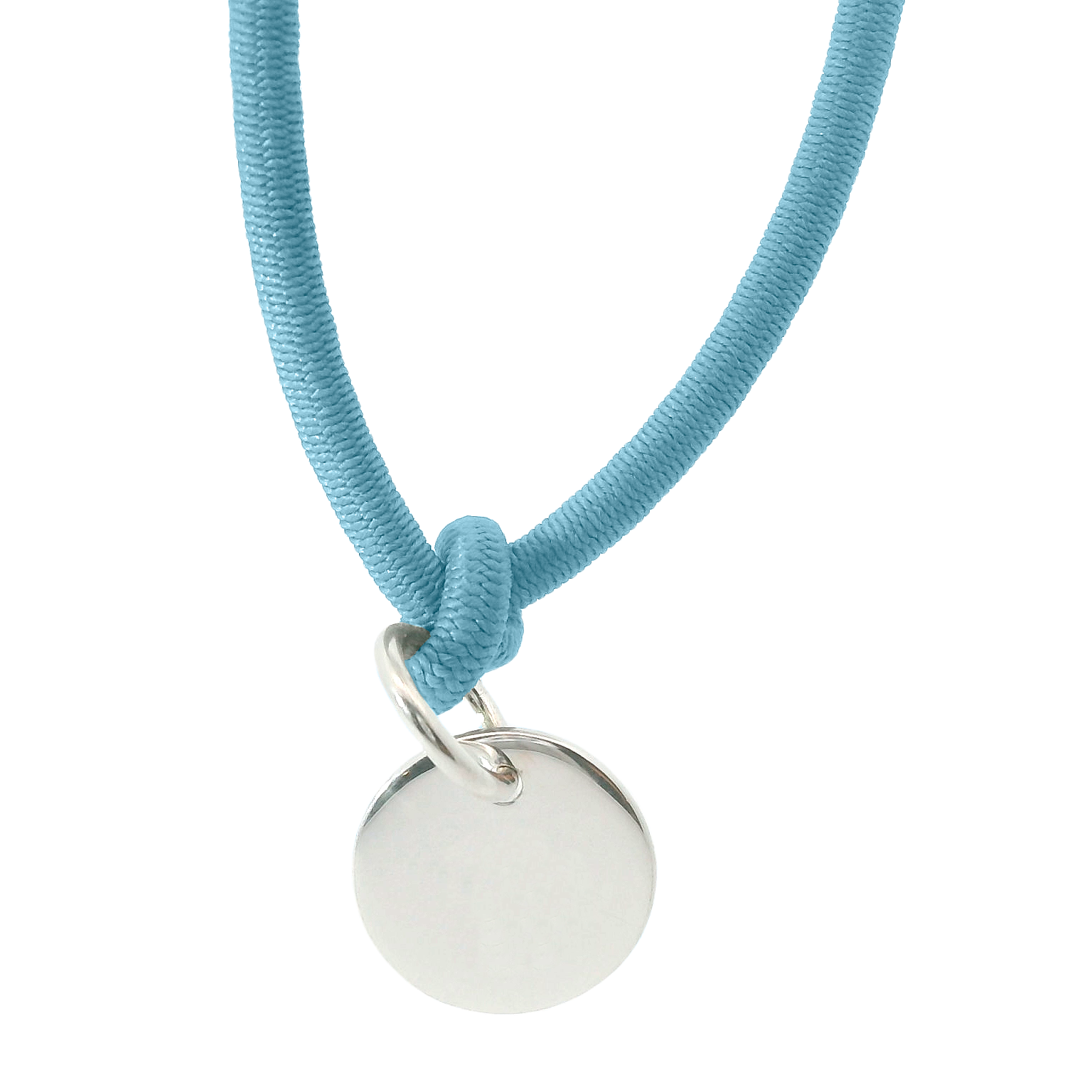 Dickes Nylon Armband 'Freie Gravur' mit Anhänger Plakette, personalisiert