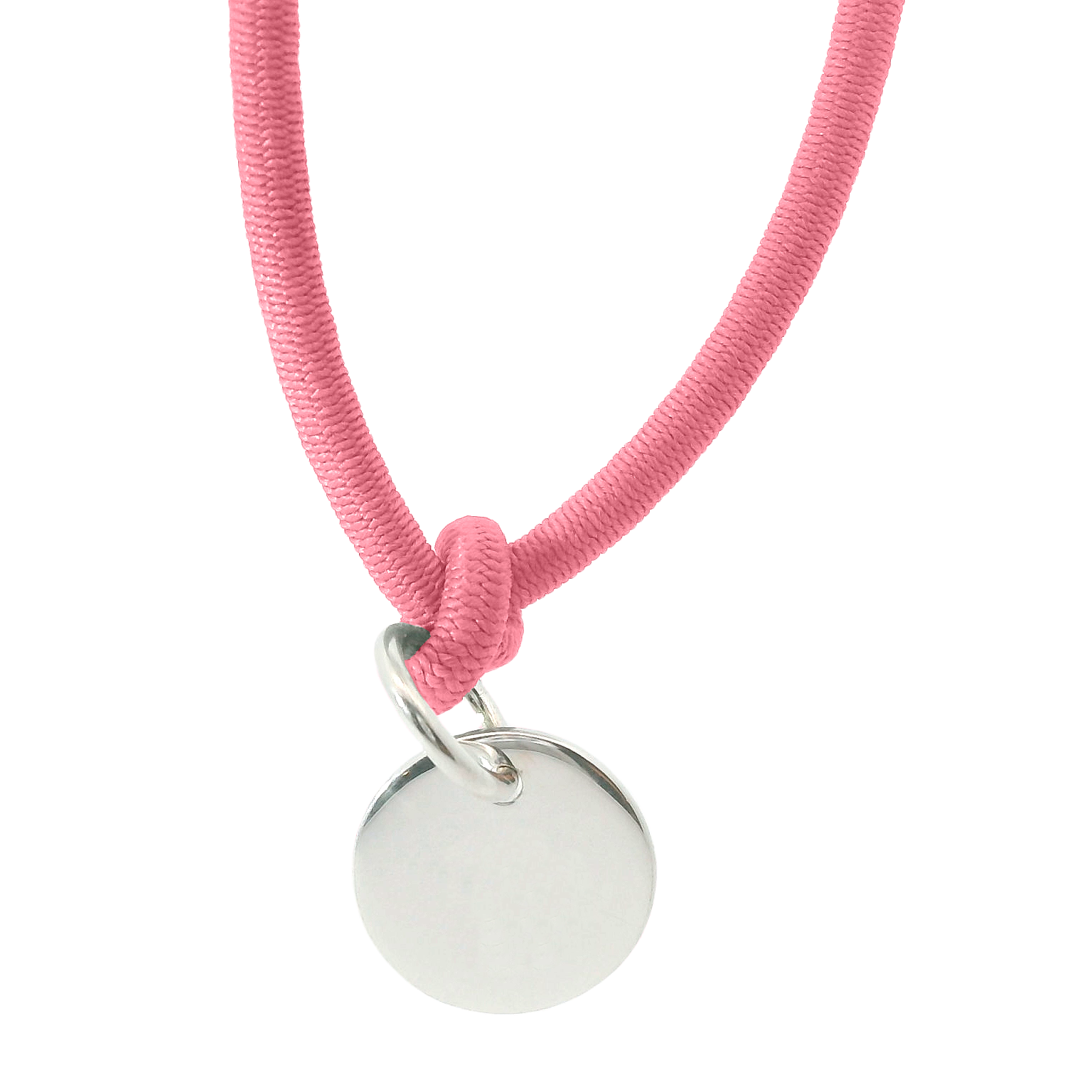 Dickes Nylon Armband 'Freie Gravur' mit Anhänger Plakette, personalisiert