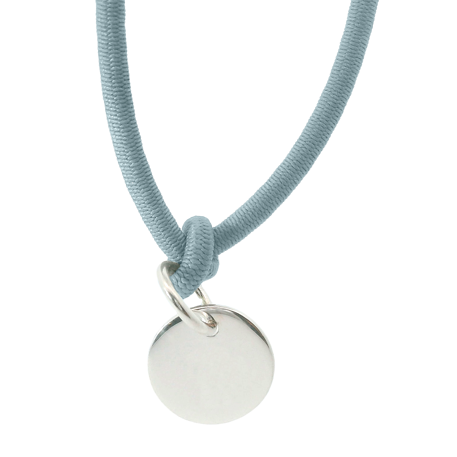 Dickes Nylon Armband 'Freie Gravur' mit Anhänger Plakette, personalisiert