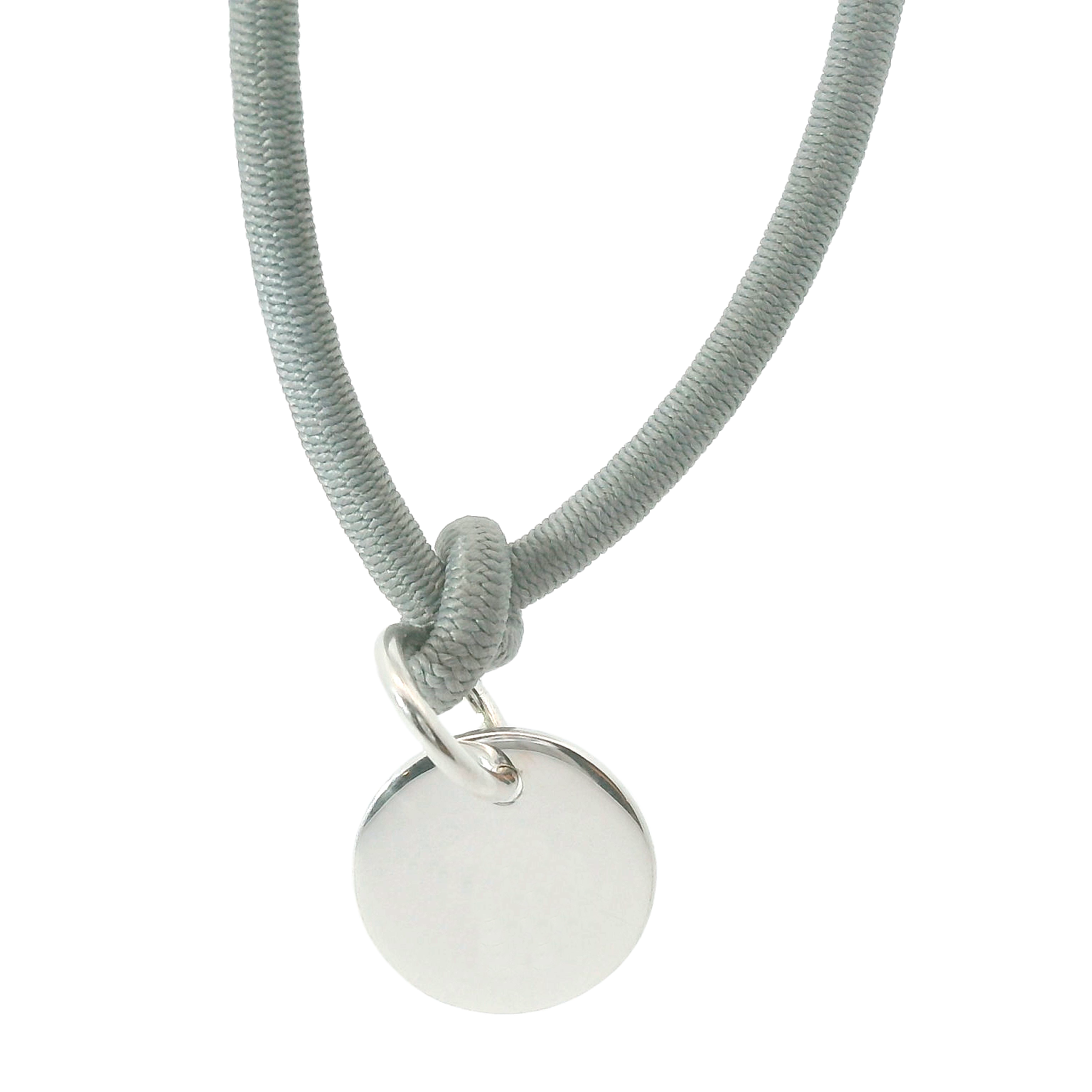 Dickes Nylon Armband 'Freie Gravur' mit Anhänger Plakette, personalisiert