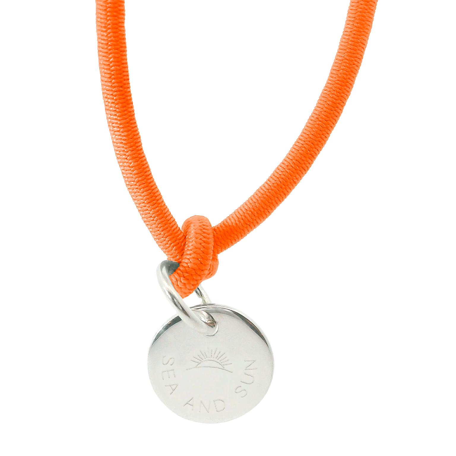 Dickes Nylon Armband SEA AND SUN mit Anhänger Plakette