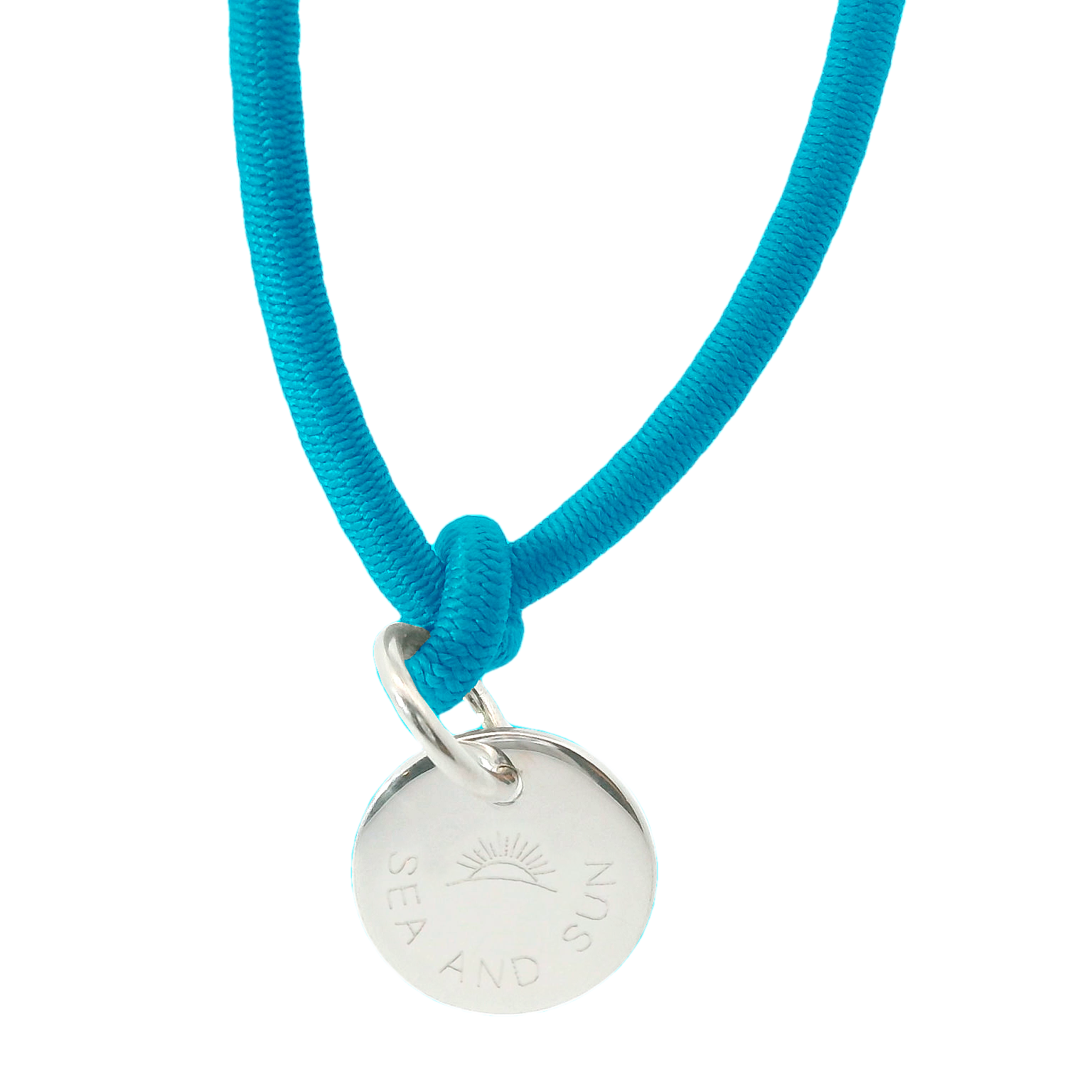 Dickes Nylon Armband SEA AND SUN mit Anhänger Plakette