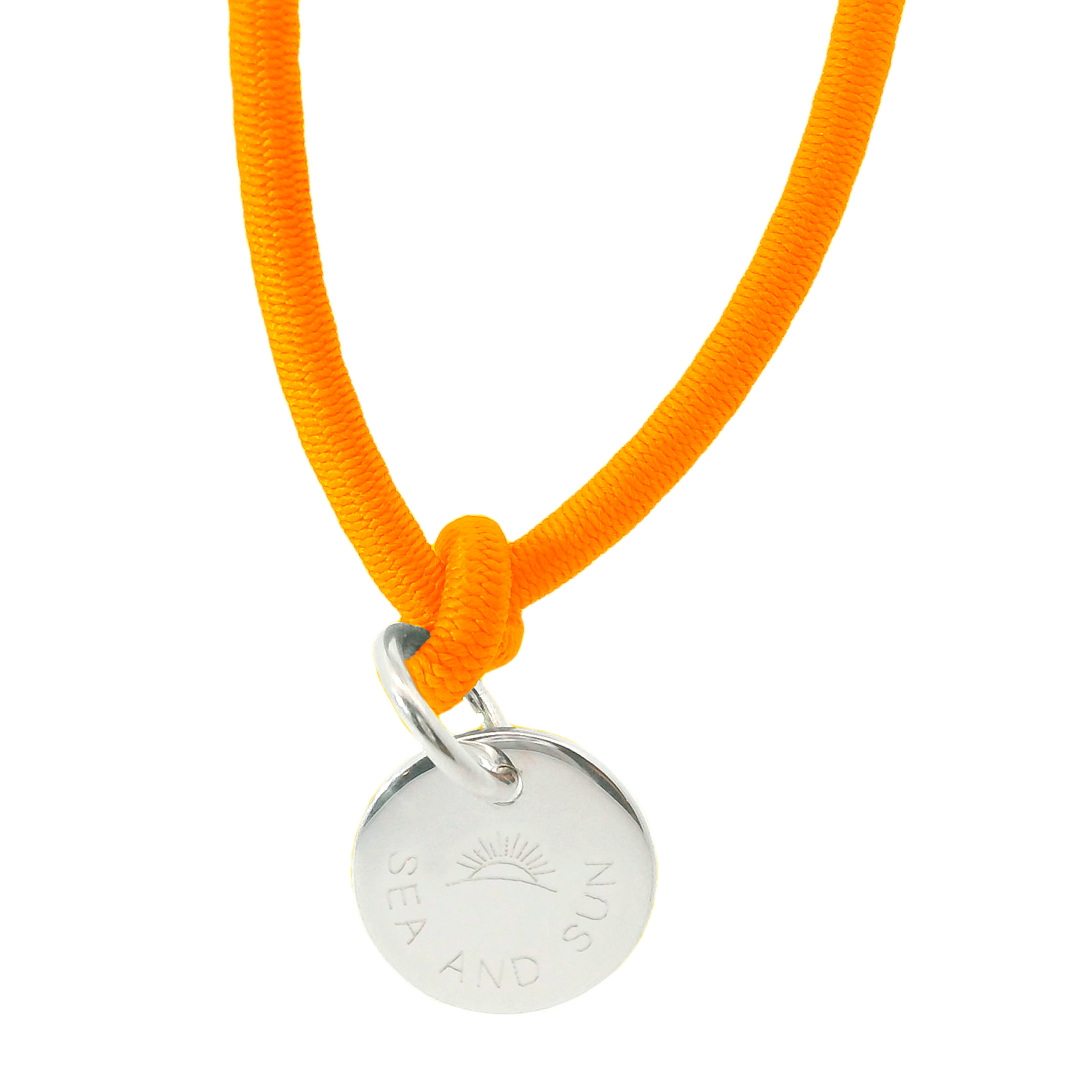 Dickes Nylon Armband SEA AND SUN mit Anhänger Plakette