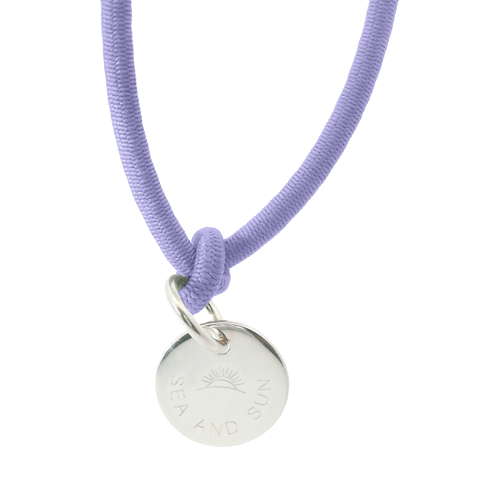 Dickes Nylon Armband SEA AND SUN mit Anhänger Plakette