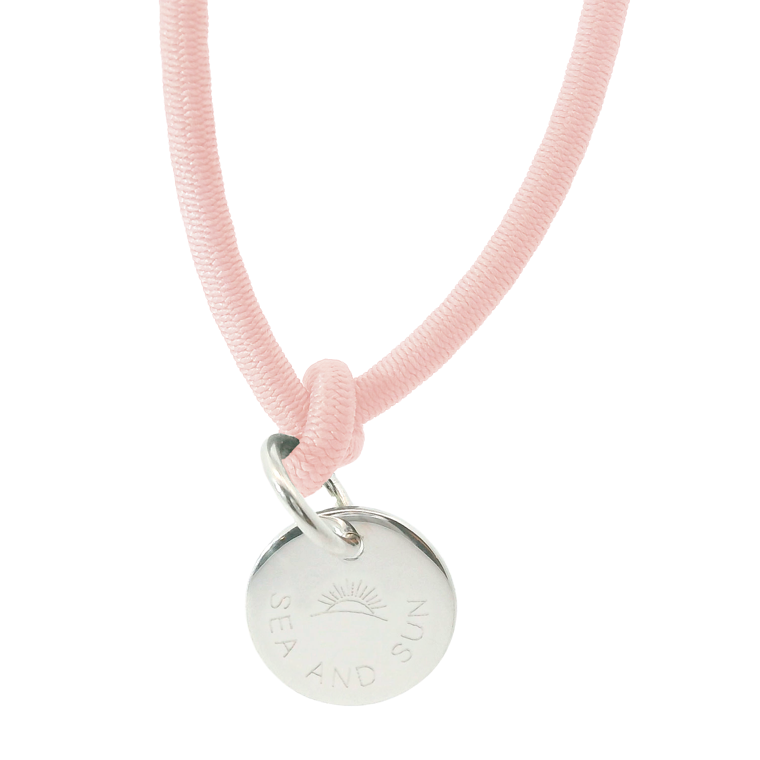 Dickes Nylon Armband SEA AND SUN mit Anhänger Plakette