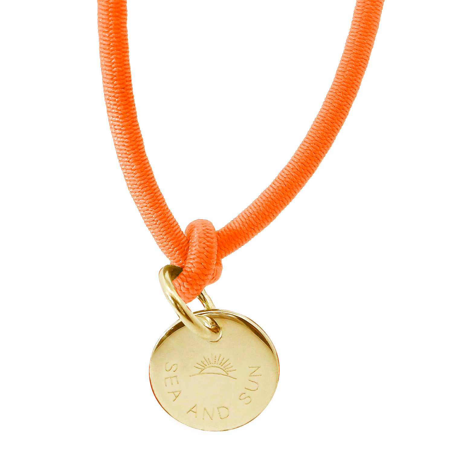 Dickes Nylon Armband SEA AND SUN mit Anhänger Plakette