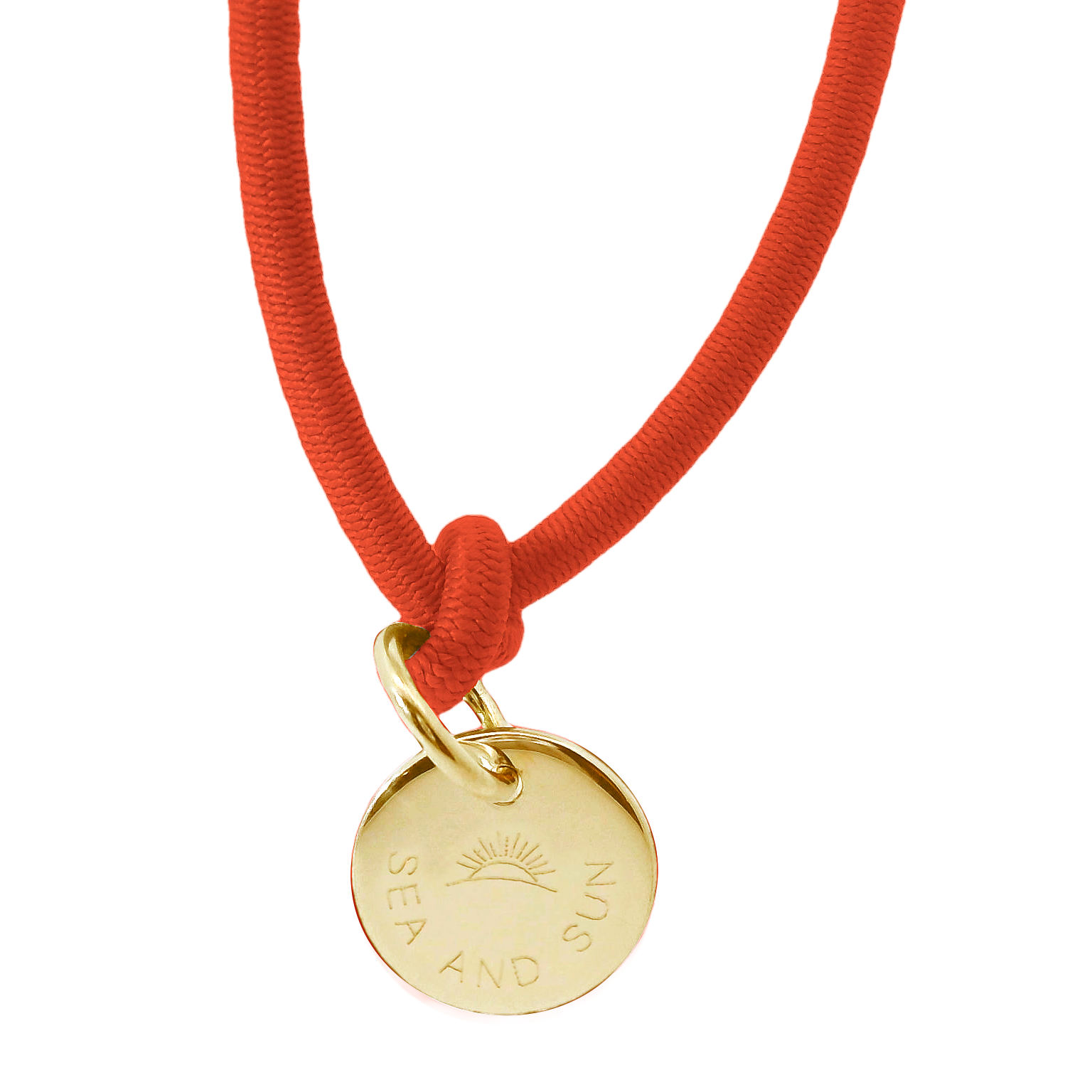 Dickes Nylon Armband SEA AND SUN mit Anhänger Plakette