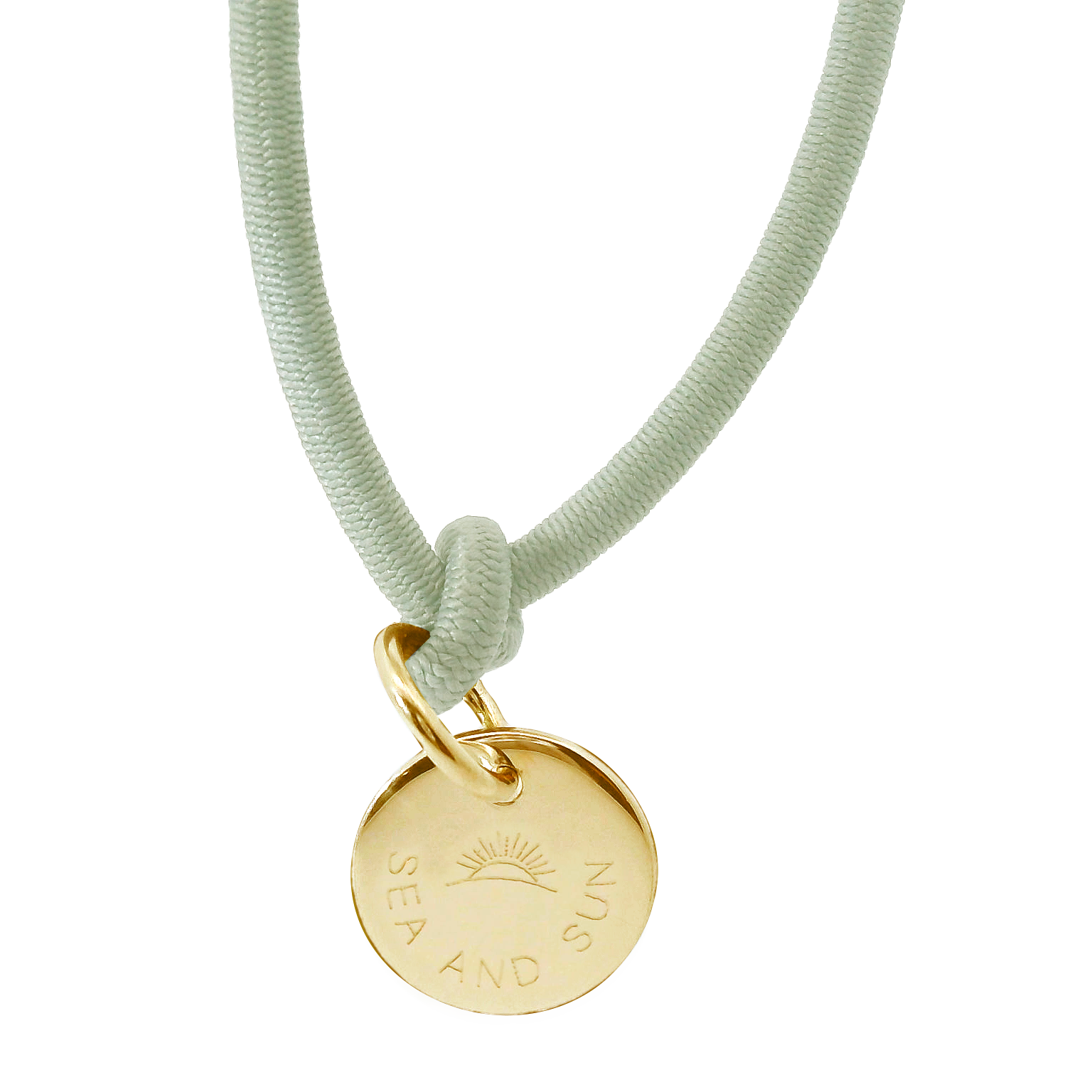 Dickes Nylon Armband SEA AND SUN mit Anhänger Plakette