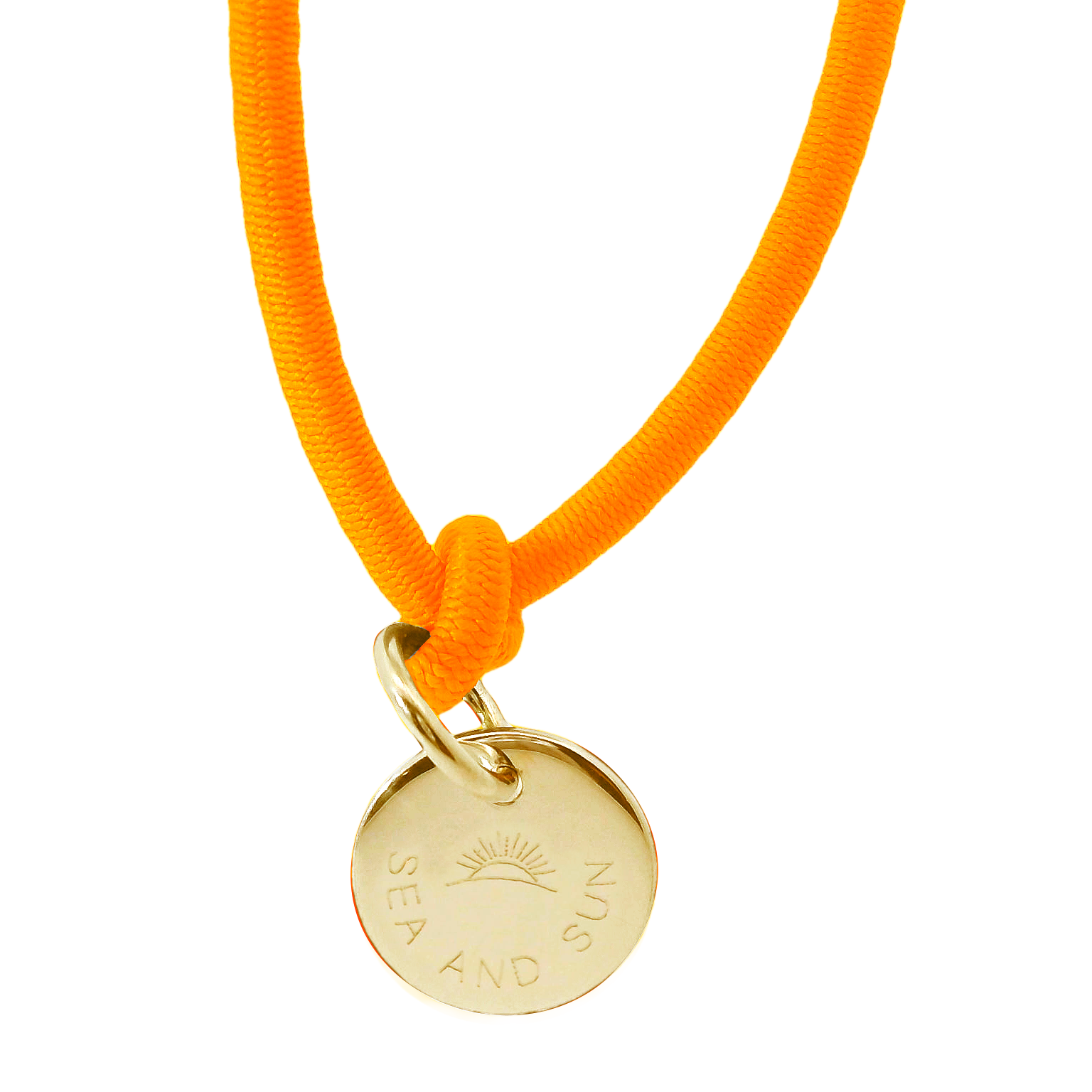 Dickes Nylon Armband SEA AND SUN mit Anhänger Plakette