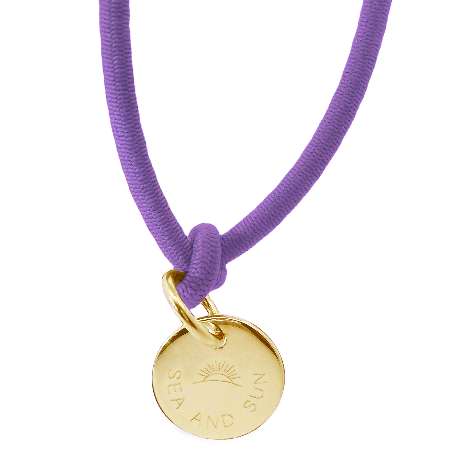 Dickes Nylon Armband SEA AND SUN mit Anhänger Plakette