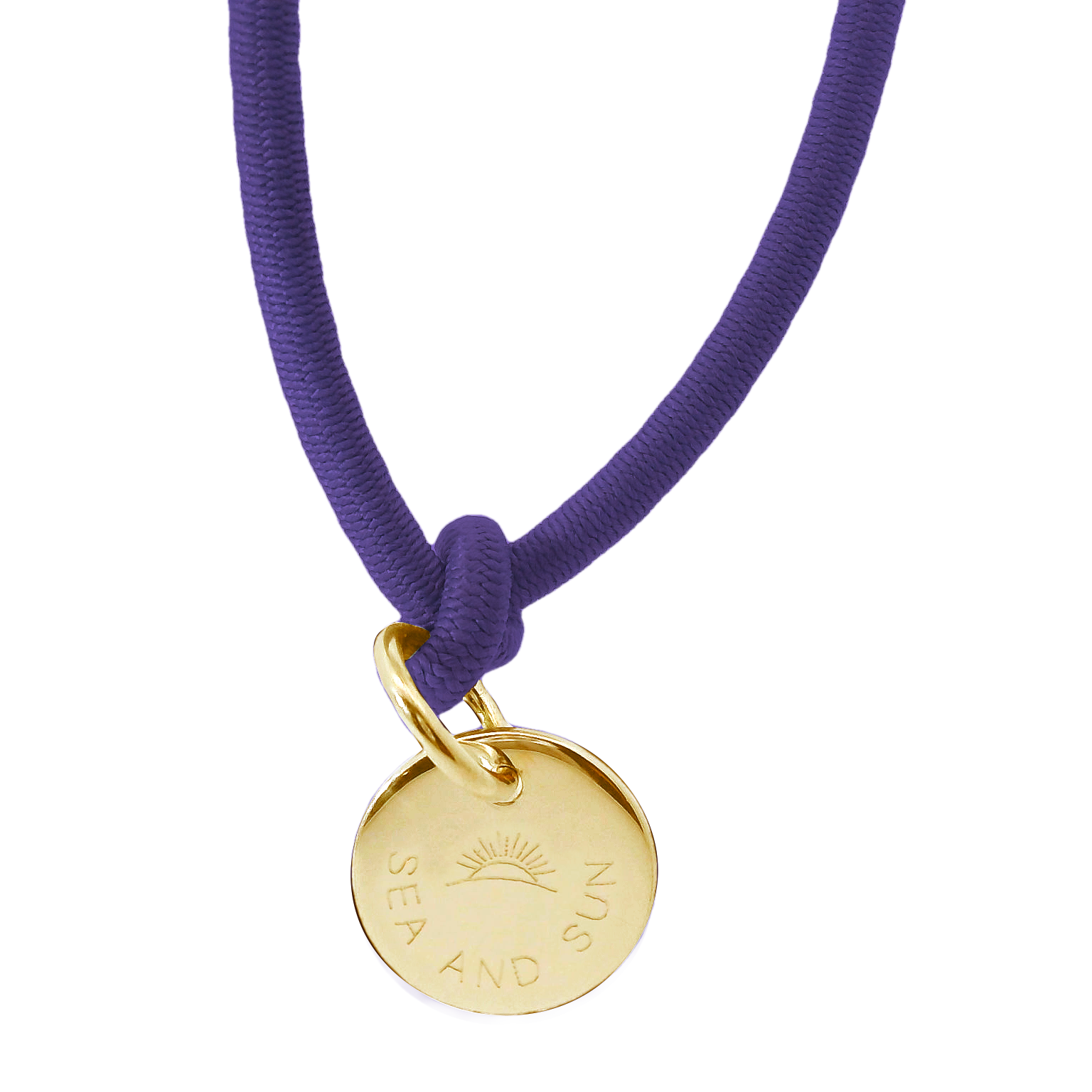 Dickes Nylon Armband SEA AND SUN mit Anhänger Plakette