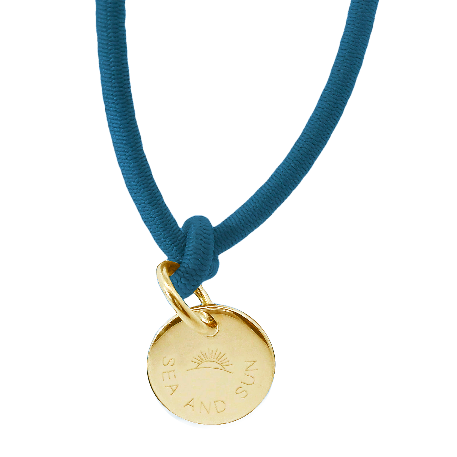 Dickes Nylon Armband SEA AND SUN mit Anhänger Plakette