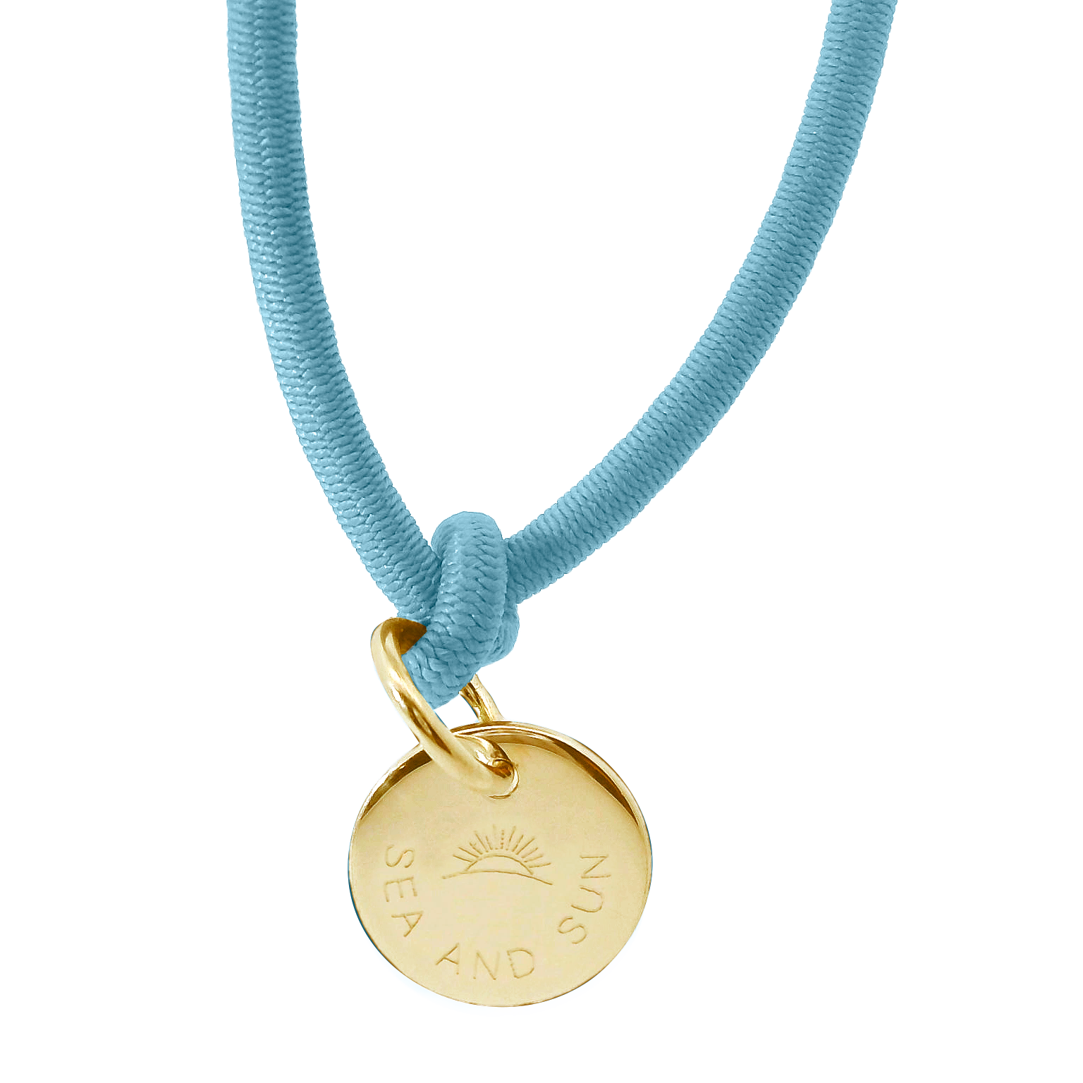 Dickes Nylon Armband SEA AND SUN mit Anhänger Plakette