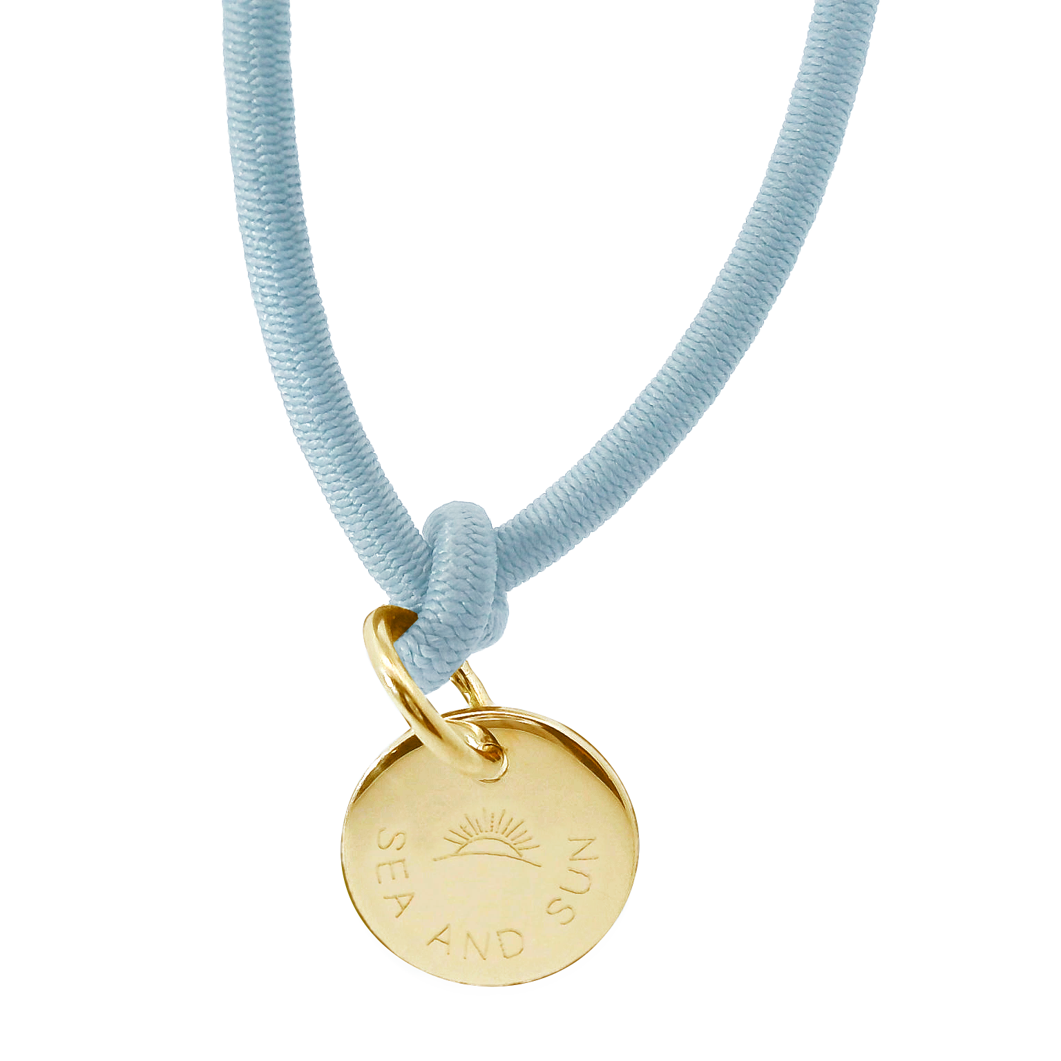 Dickes Nylon Armband SEA AND SUN mit Anhänger Plakette