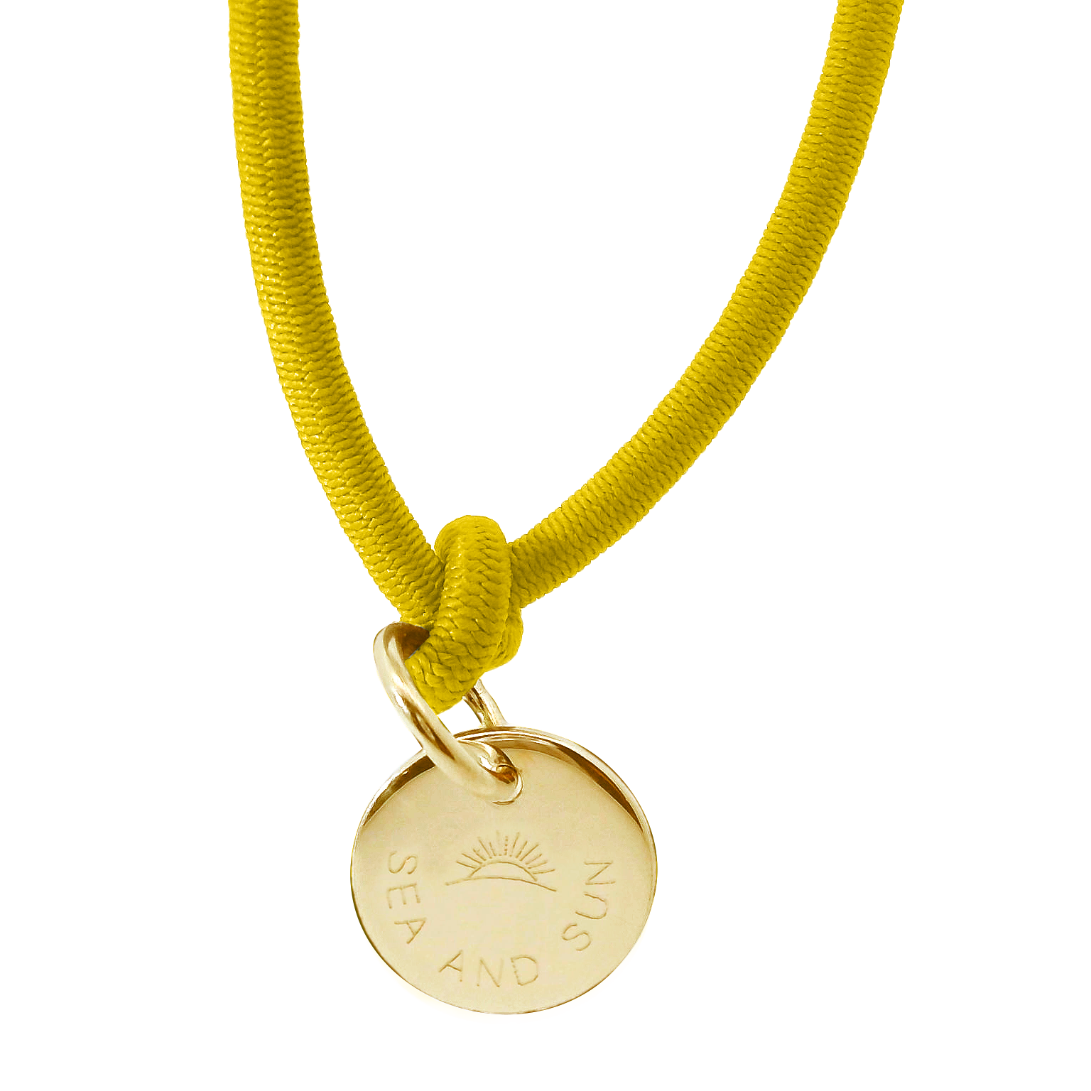 Dickes Nylon Armband SEA AND SUN mit Anhänger Plakette