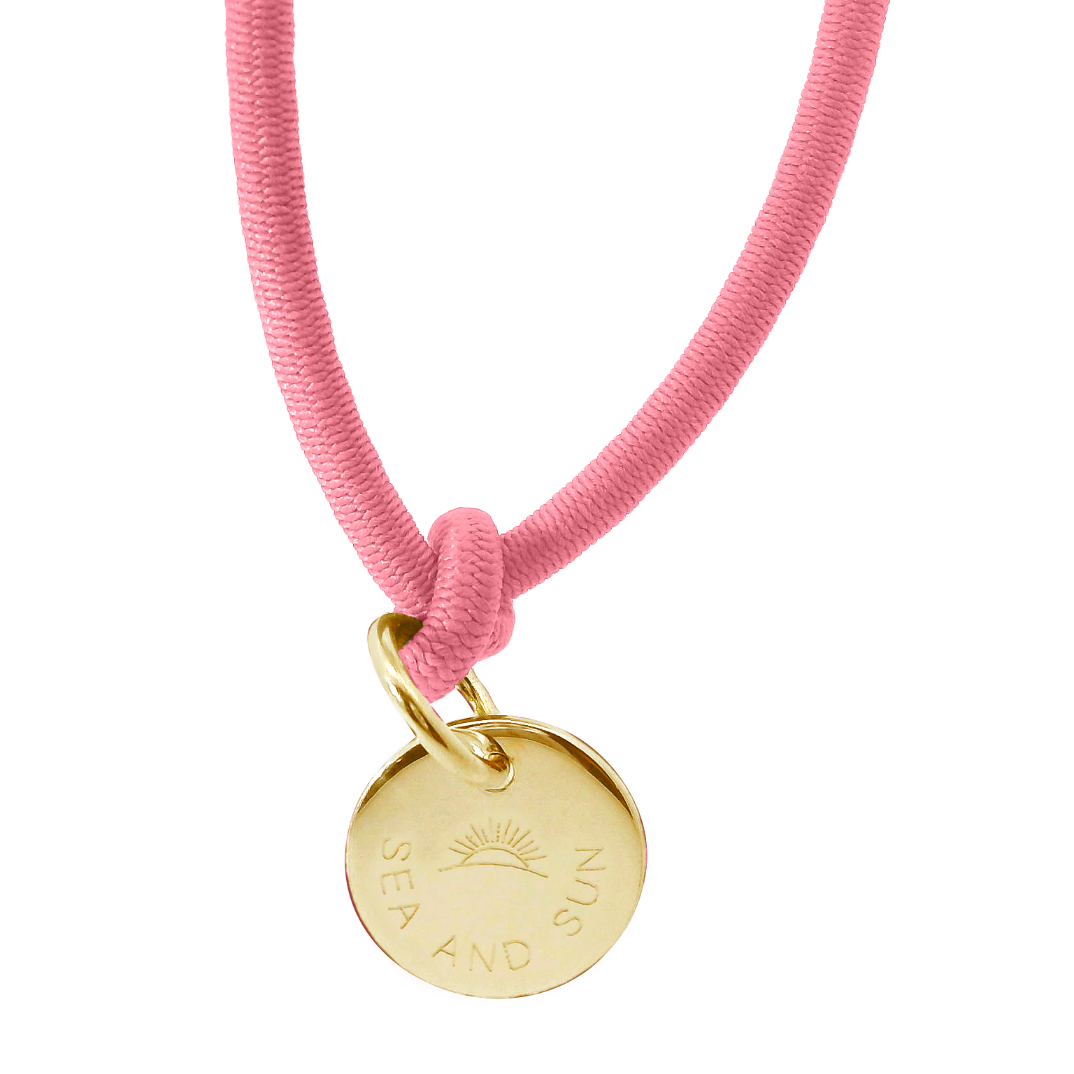 Dickes Nylon Armband SEA AND SUN mit Anhänger Plakette