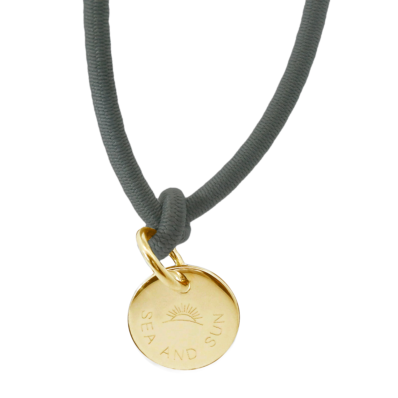 Dickes Nylon Armband SEA AND SUN mit Anhänger Plakette