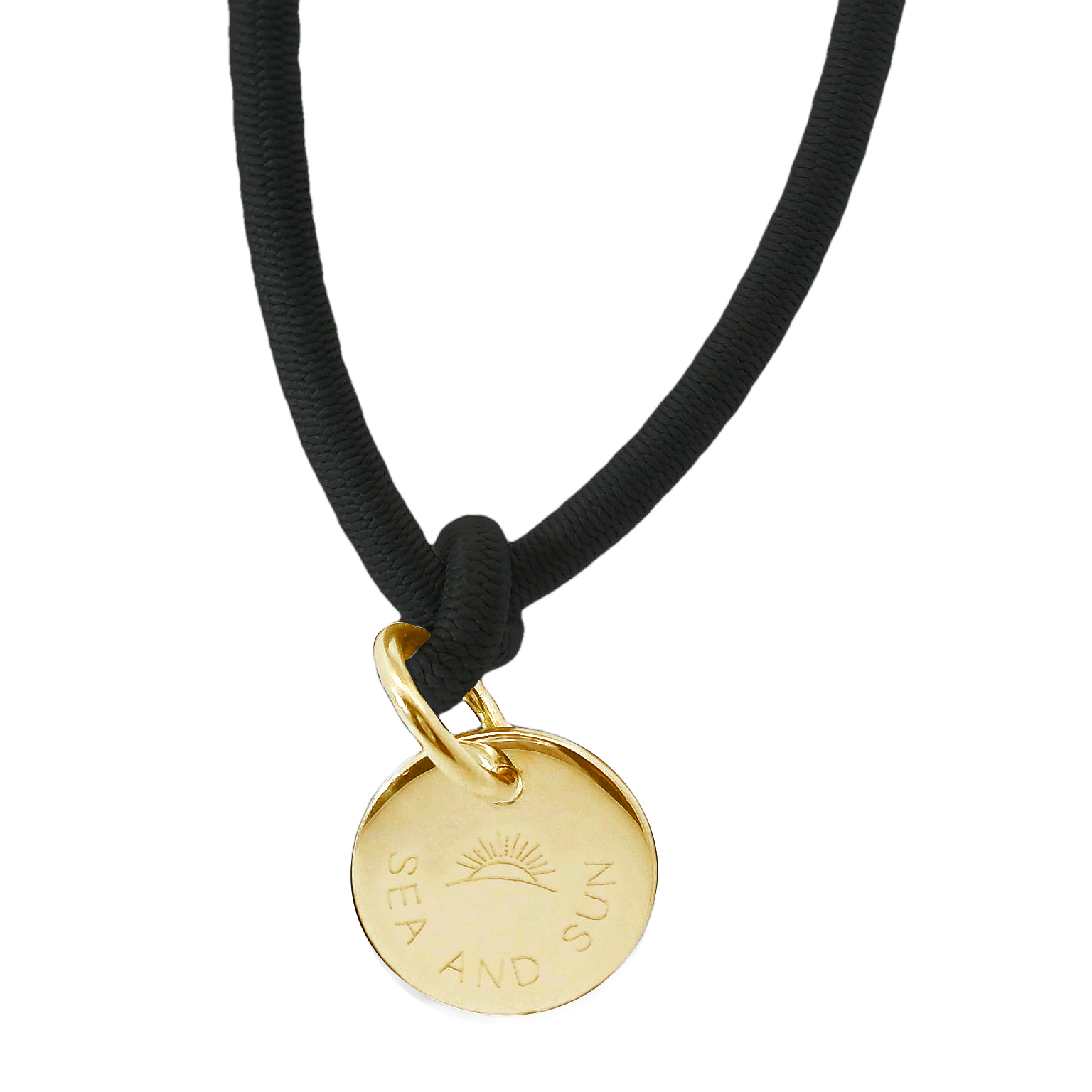 Dickes Nylon Armband SEA AND SUN mit Anhänger Plakette