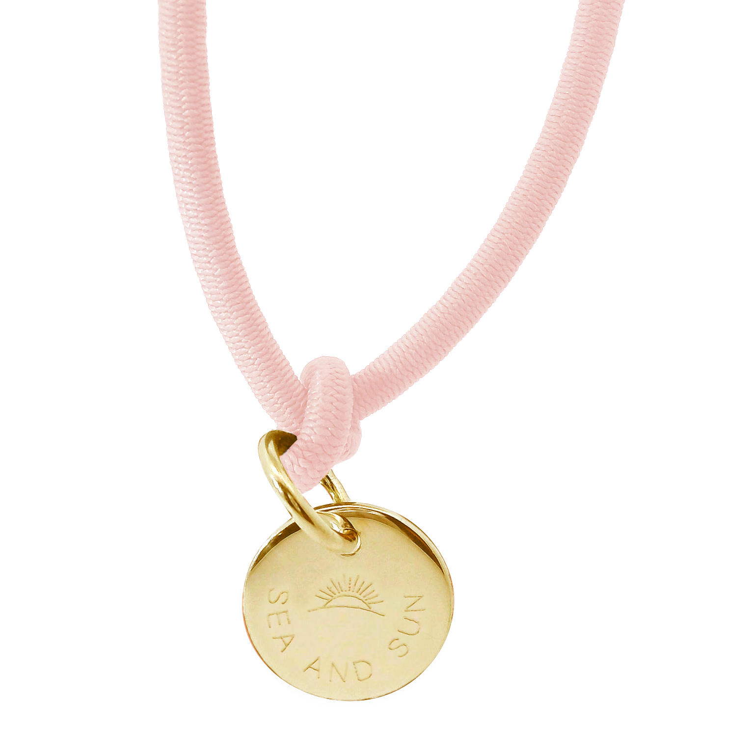 Dickes Nylon Armband SEA AND SUN mit Anhänger Plakette