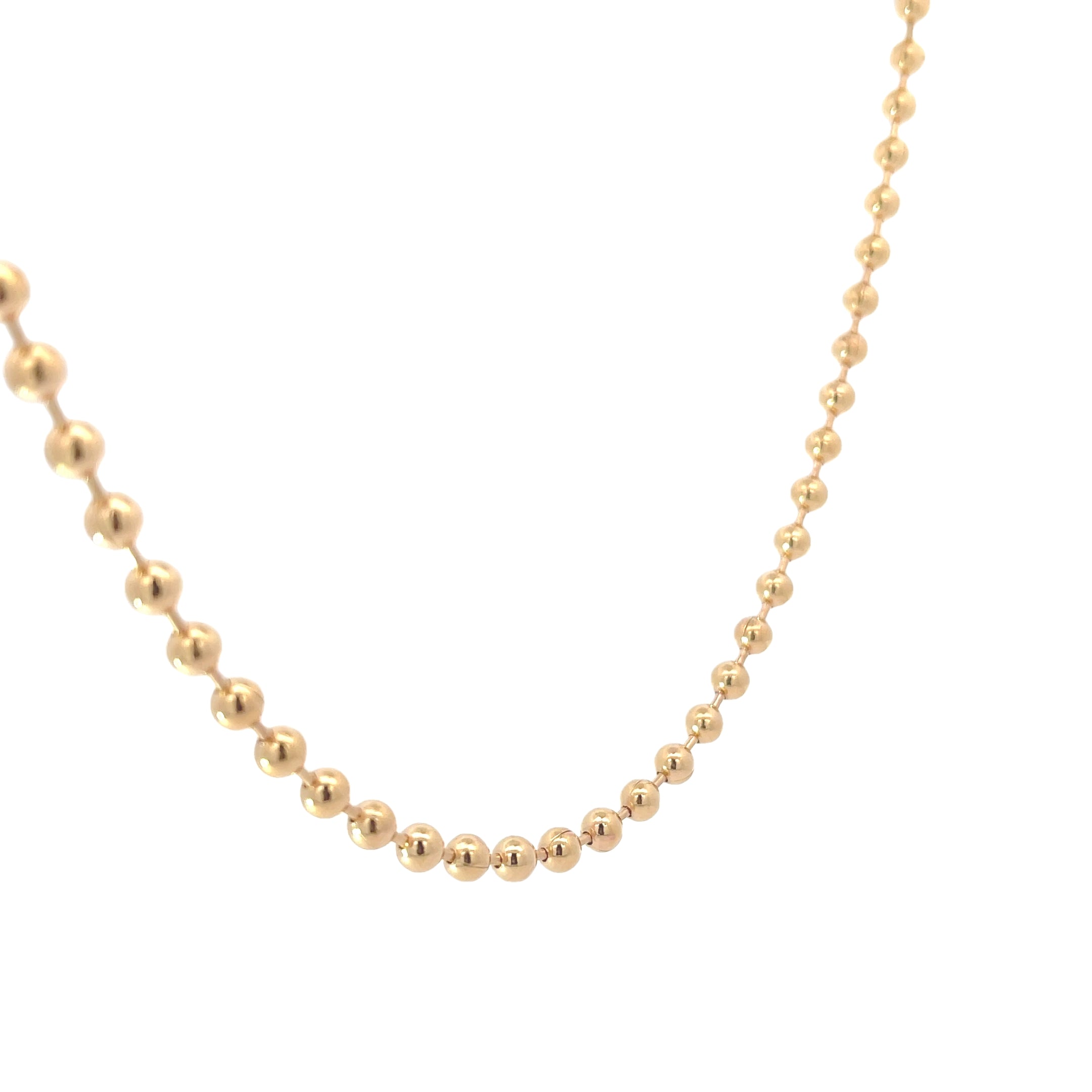 Large Ball Chain Gold 60