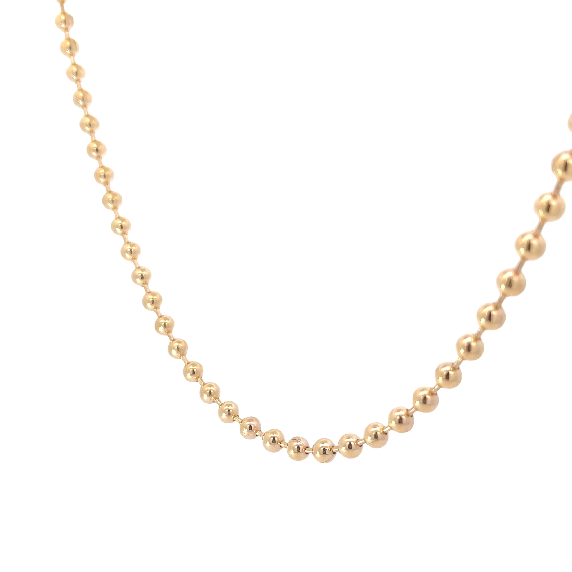 Large Ball Chain Gold 60