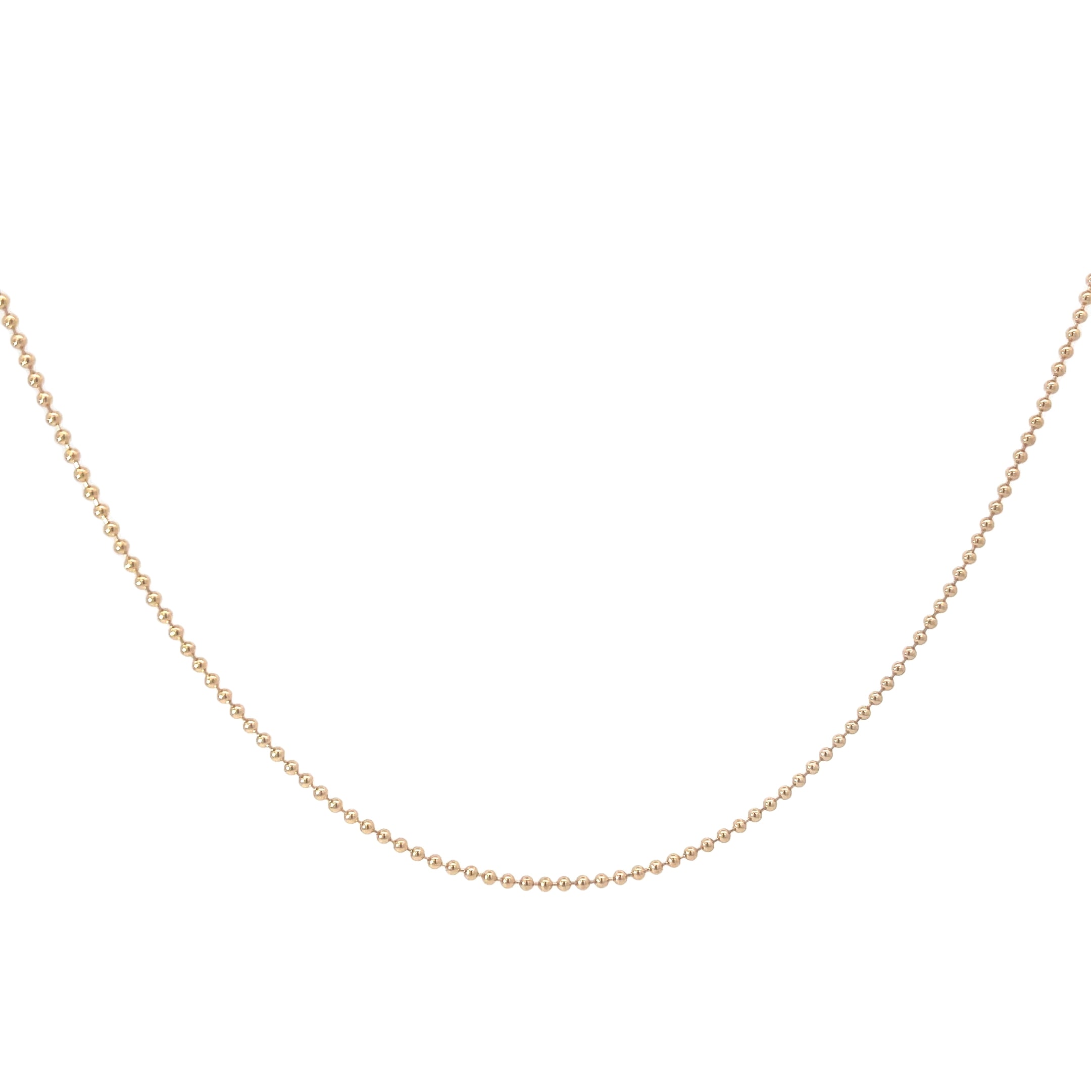 Large Ball Chain Gold 60