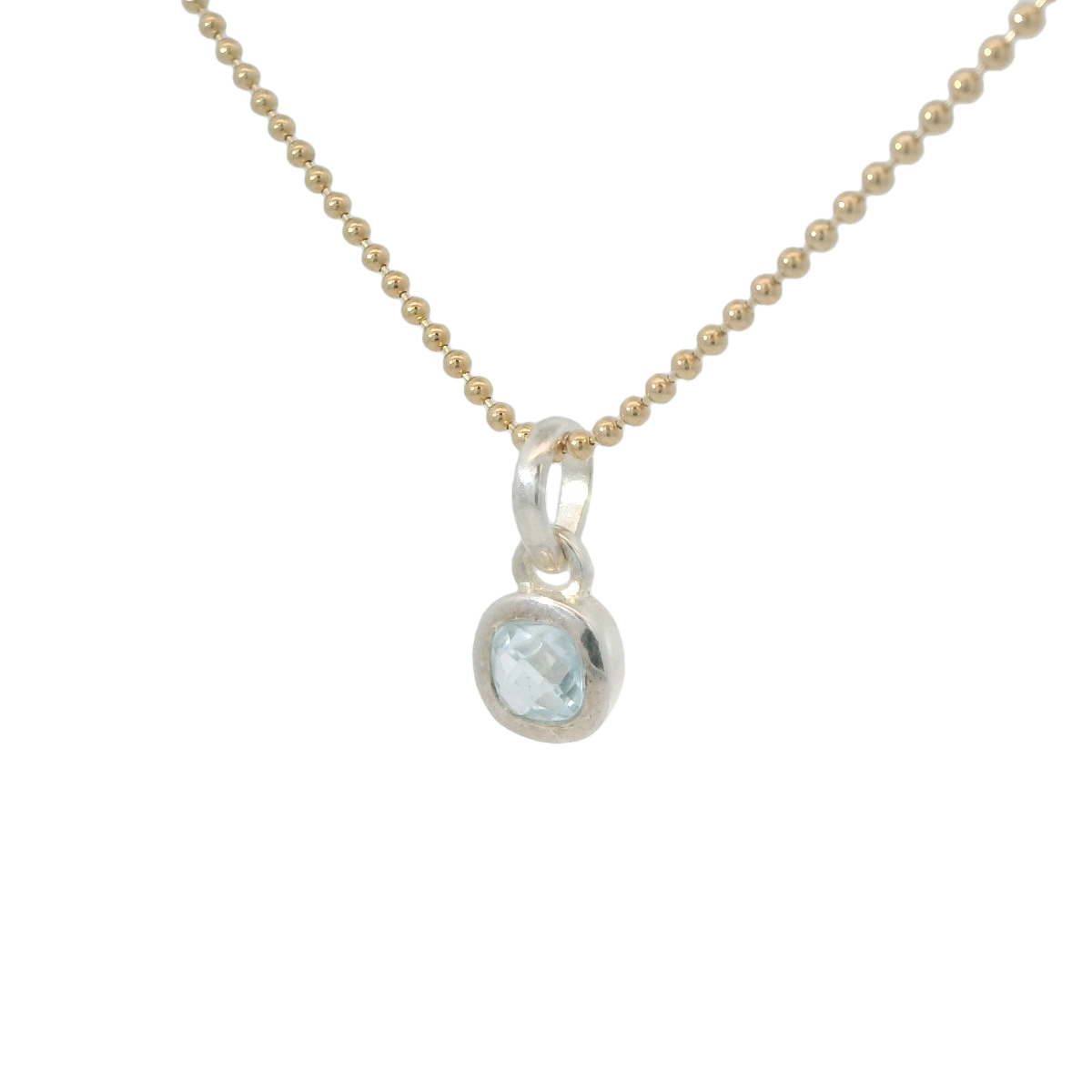 Anhänger Edelstein Blau Topas, Citrin, Amethyst