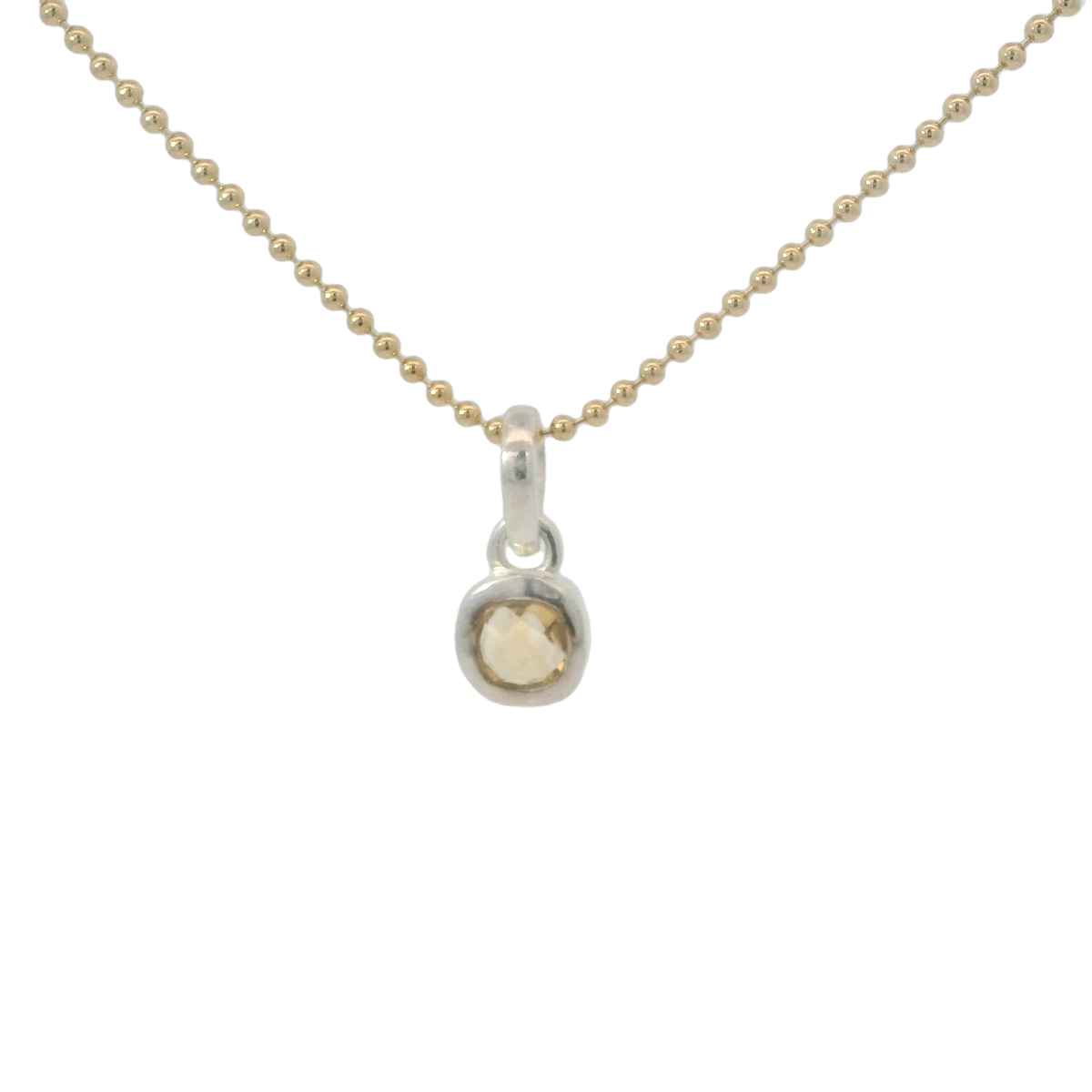 Anhänger Edelstein Blau Topas, Citrin, Amethyst