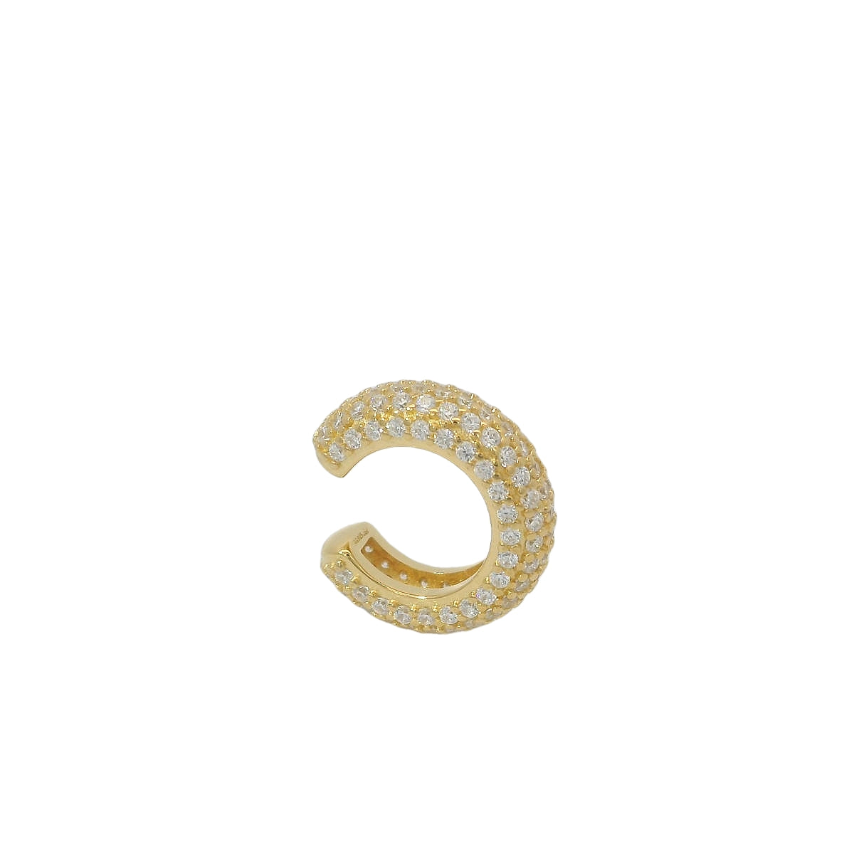 Dicker Cuff glänzend mit Steinchen