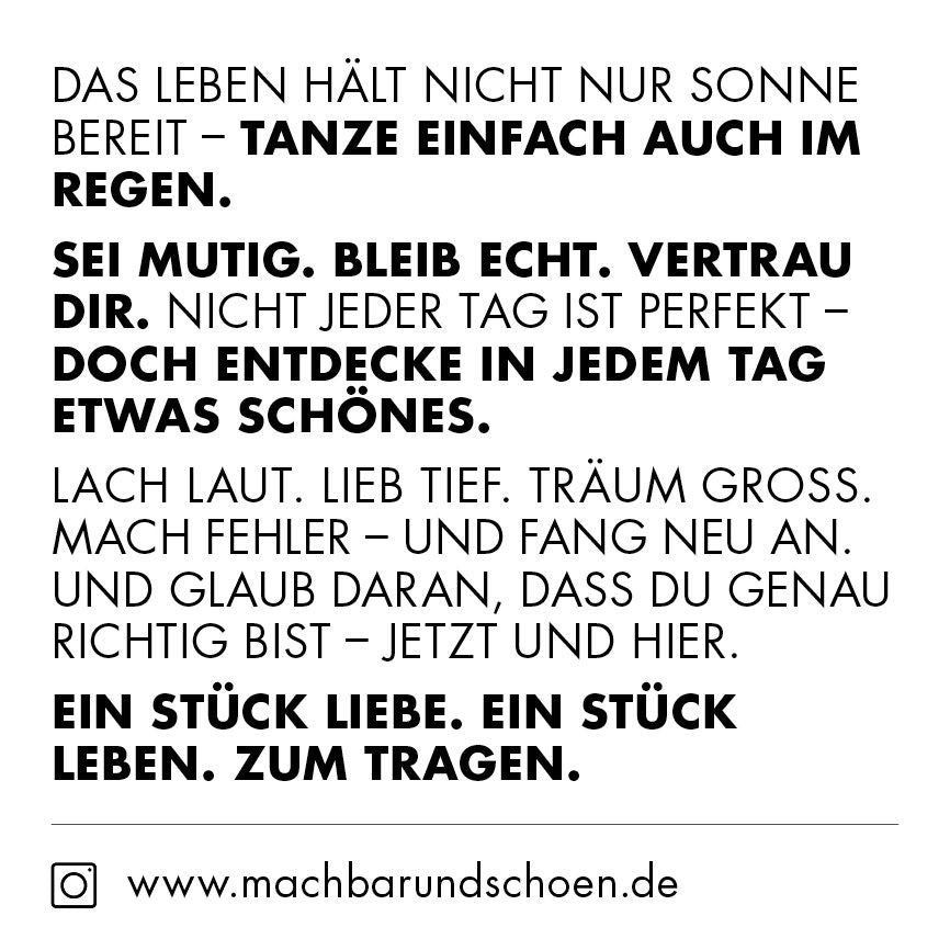 'Schön, dass es dich gibt' Armband mit runder Plakette und Karte, personalisiert