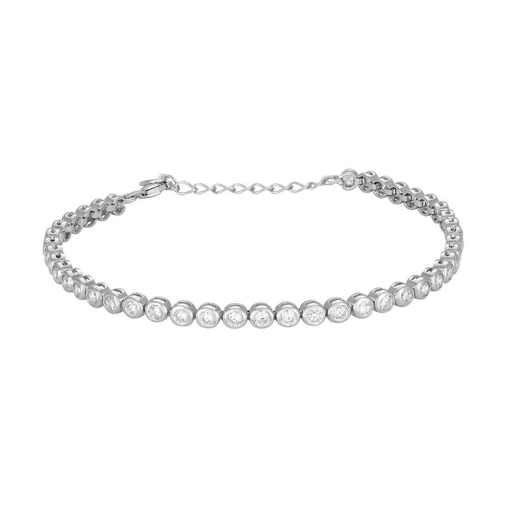 Glänzendes Tennisarmband 3,6 mm