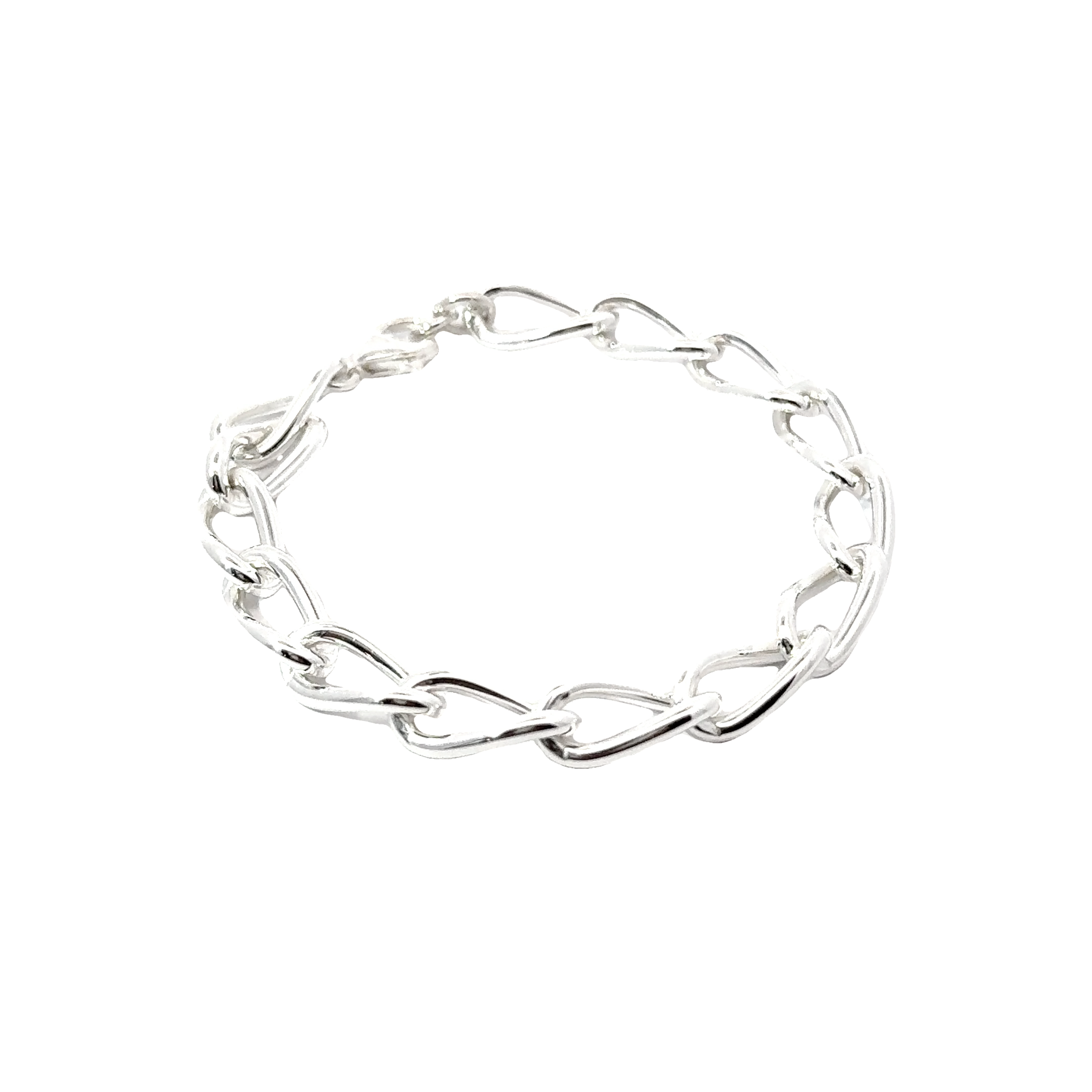 Large Link Bracelet Helsinki Silver