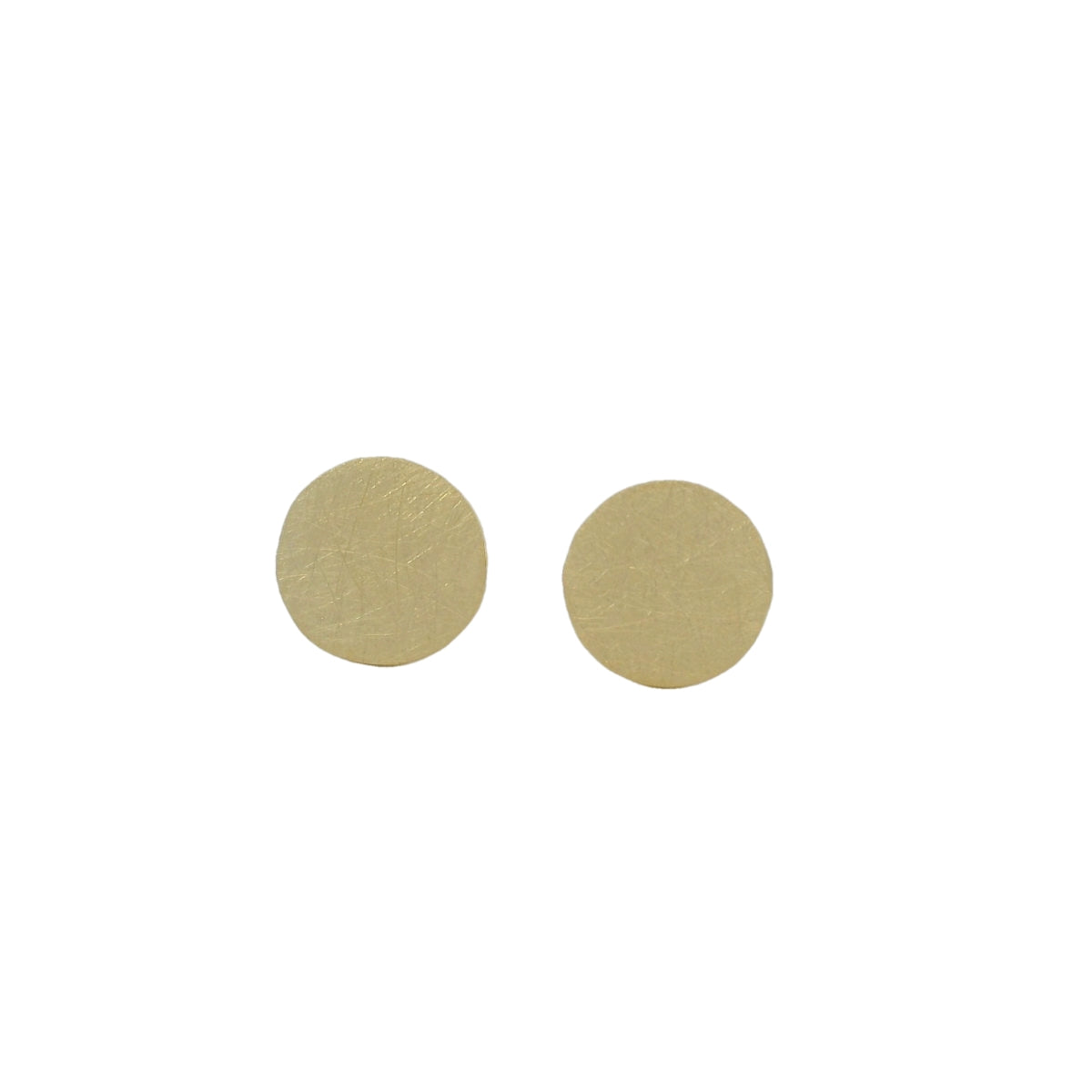 Earrings Coin matt (pair)