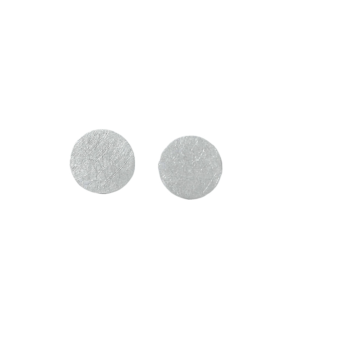 Earrings Coin matt (pair)