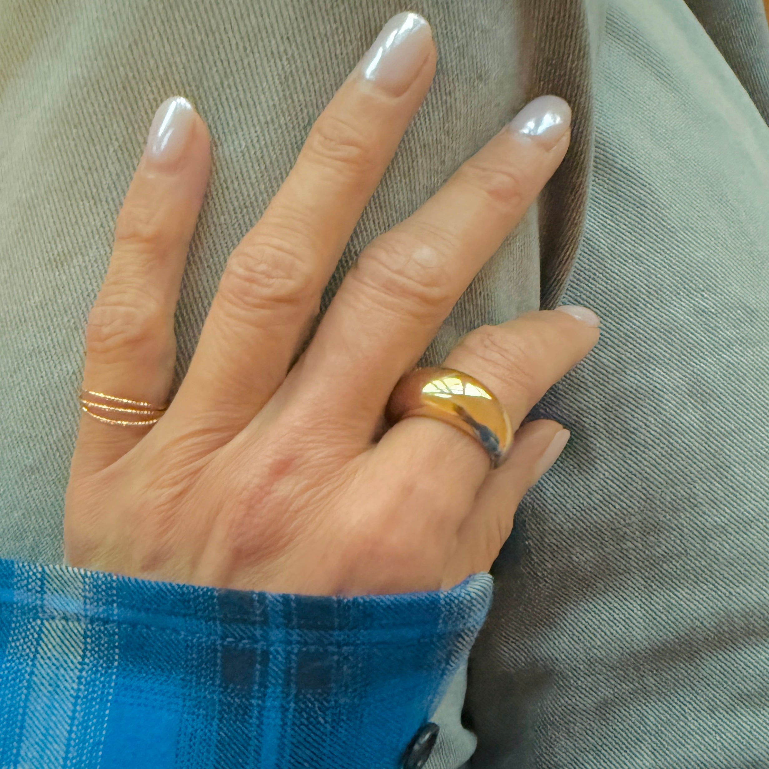 Ring CIRCLEs twisted gold