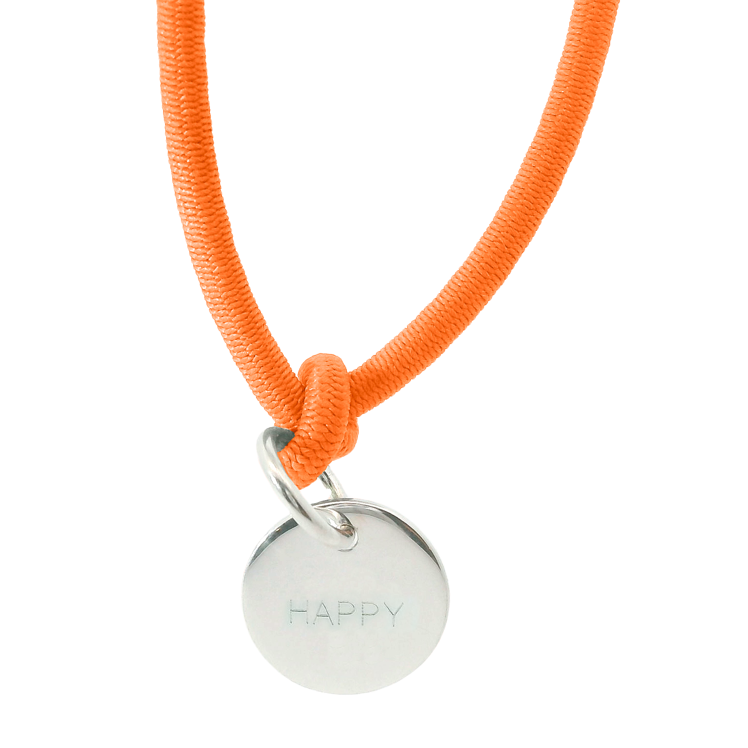 Thick nylon bracelet palm tree with pendant plaque