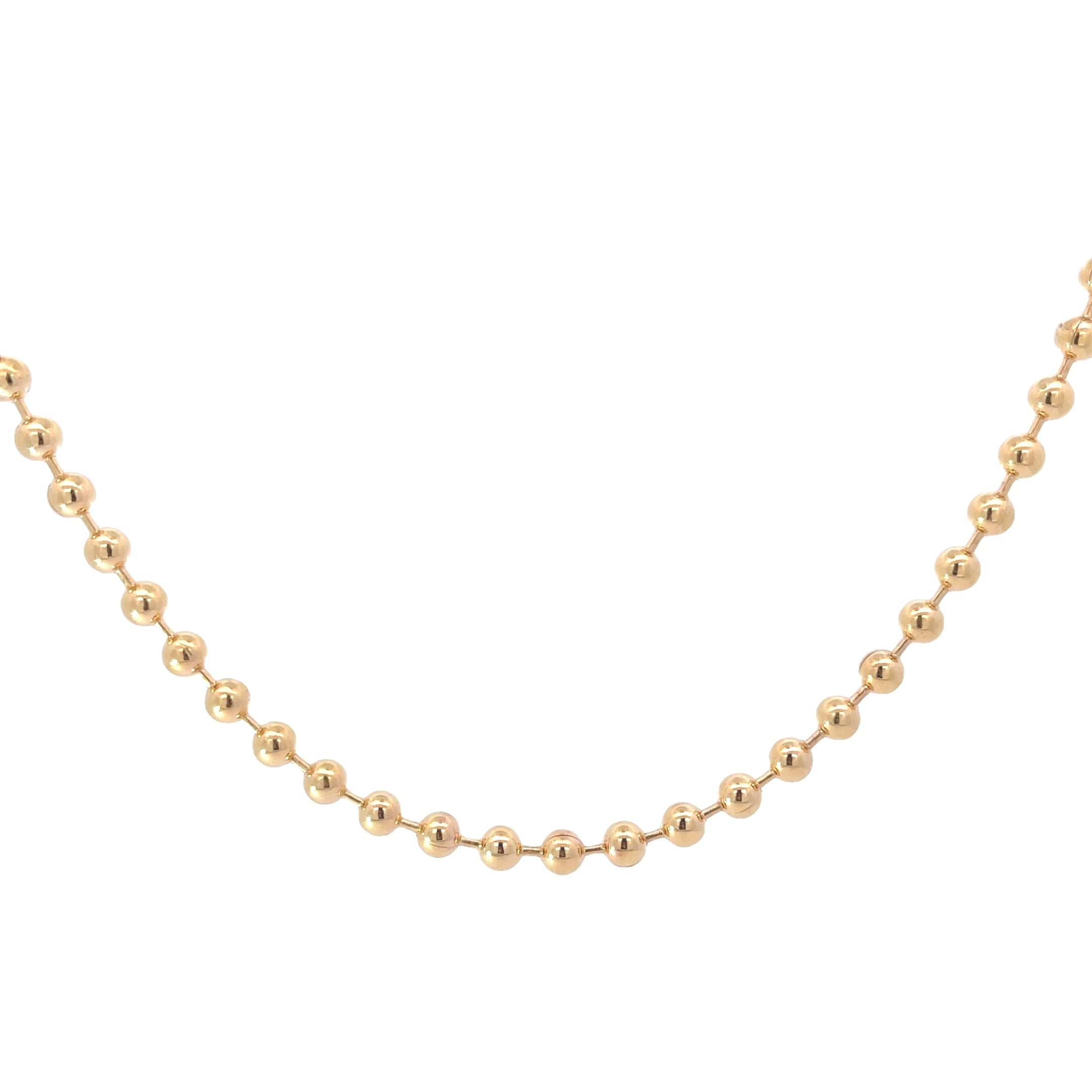 Large Ball Chain Gold 60