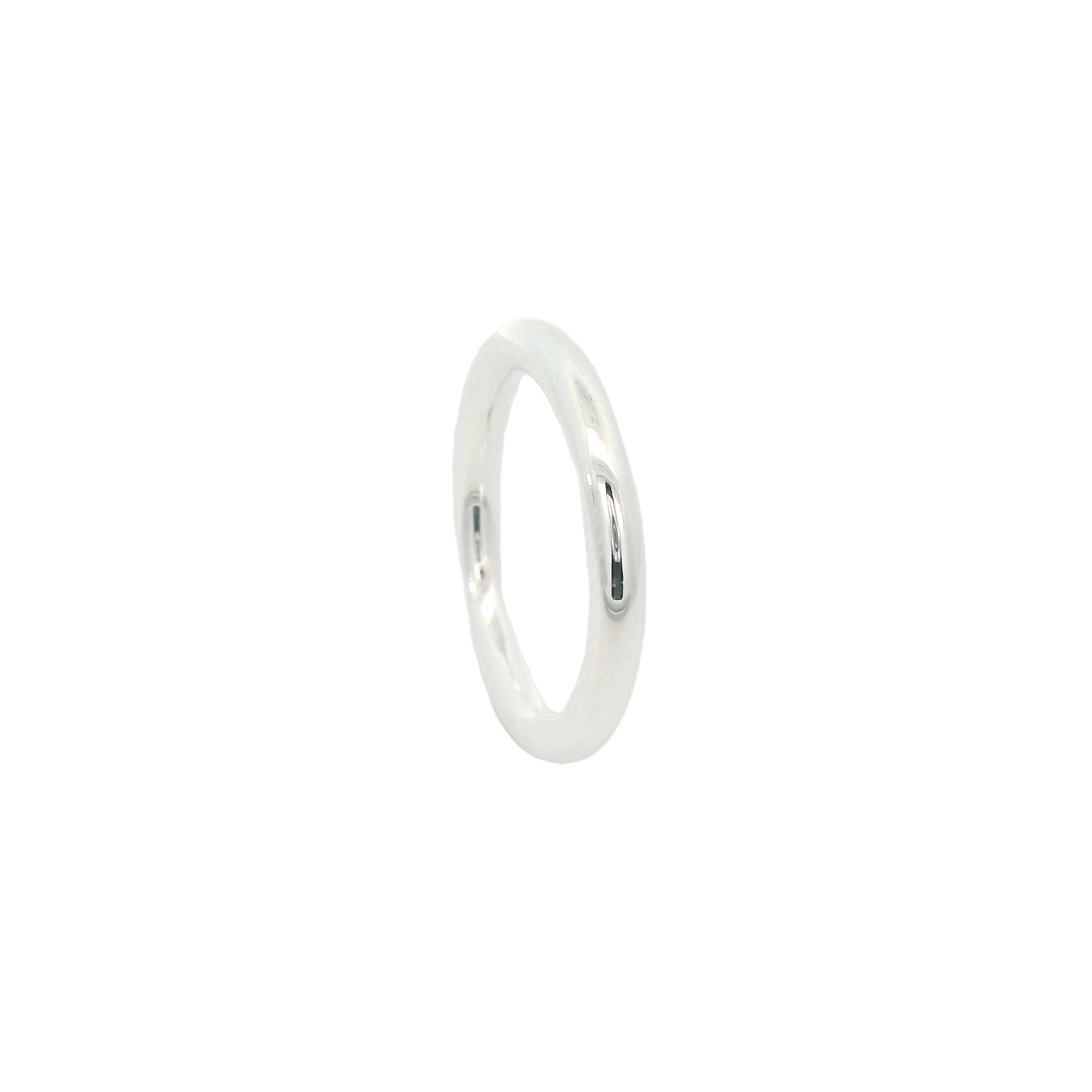 Silberner, dicker Pure Ring