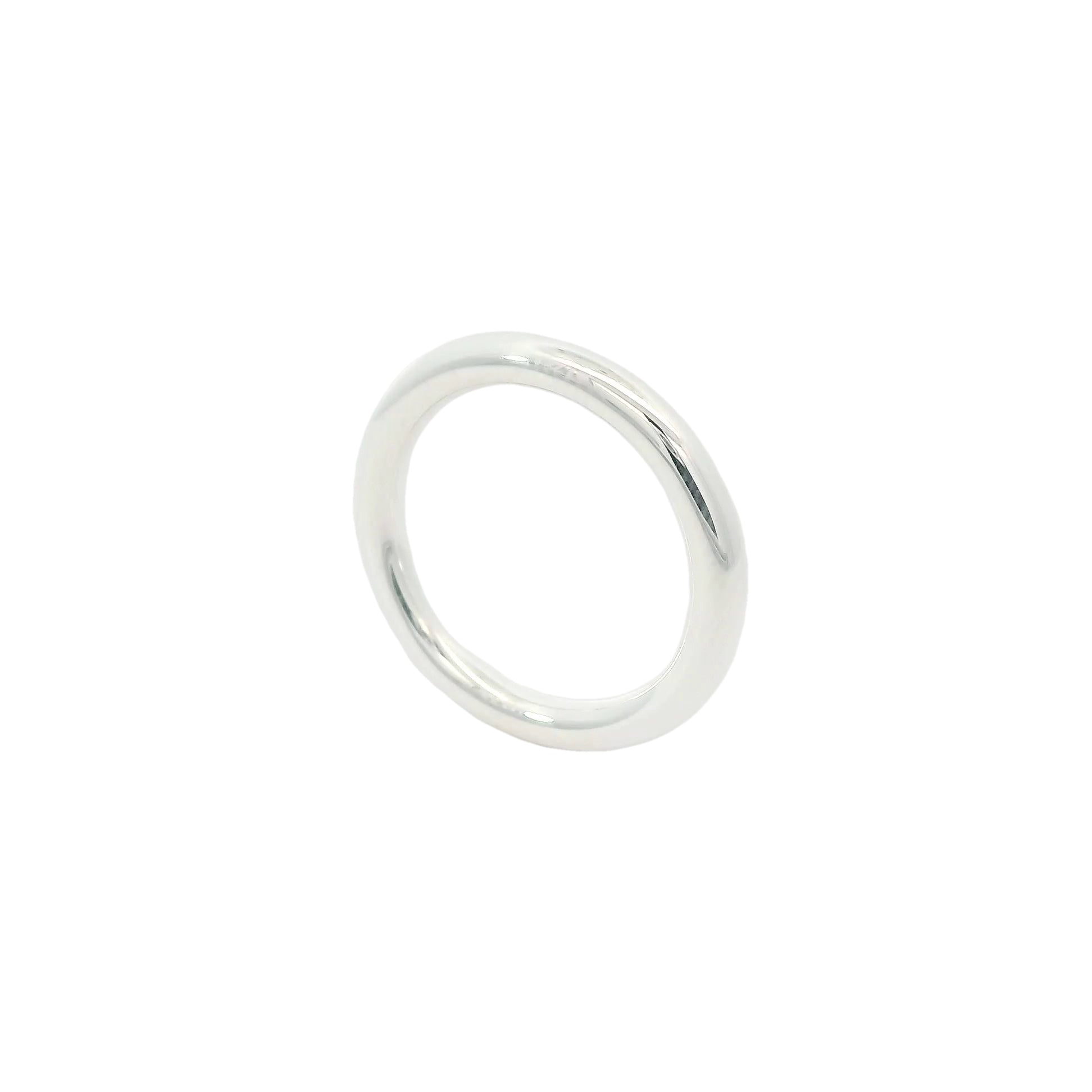 Silberner, dicker Pure Ring