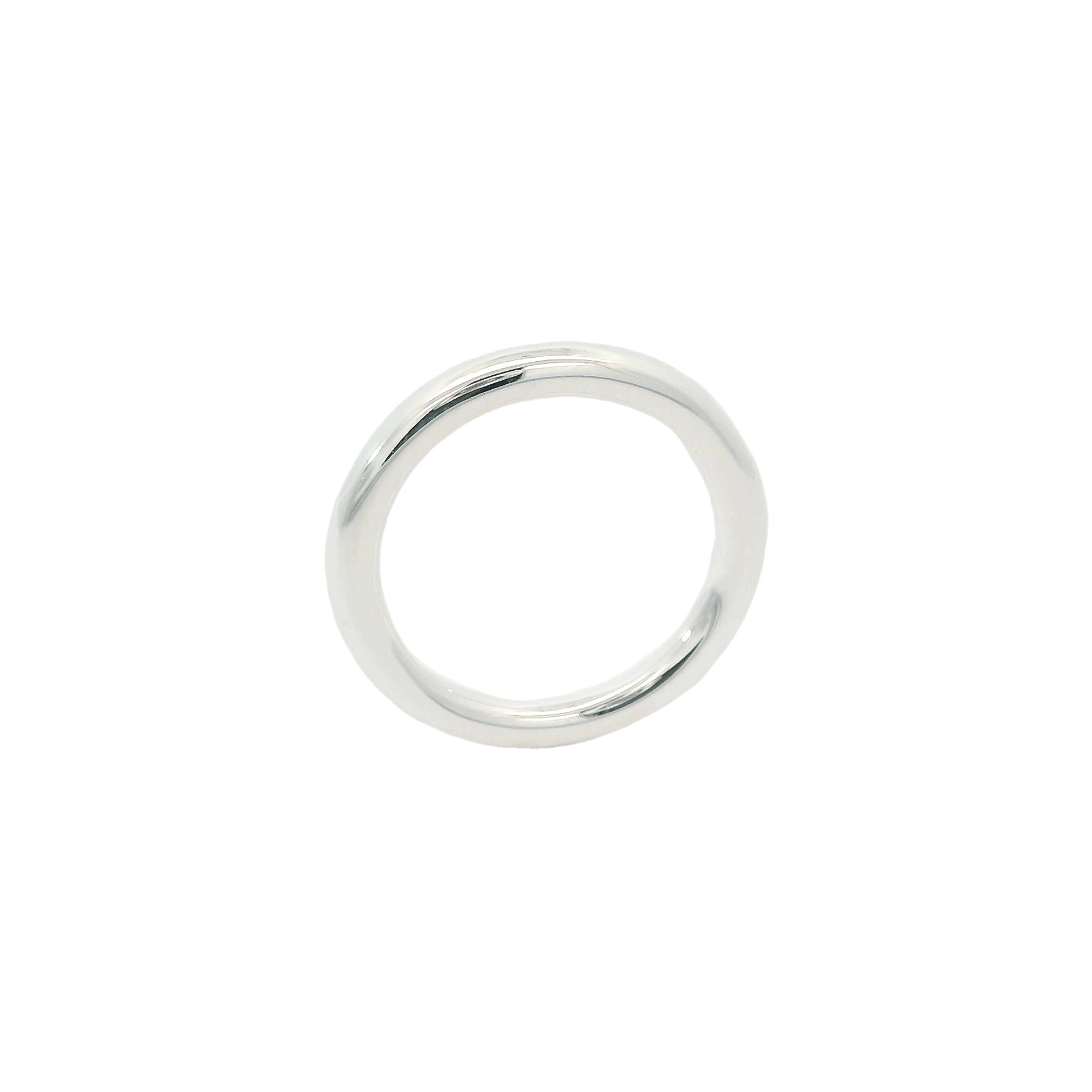 Silberner, dicker Pure Ring